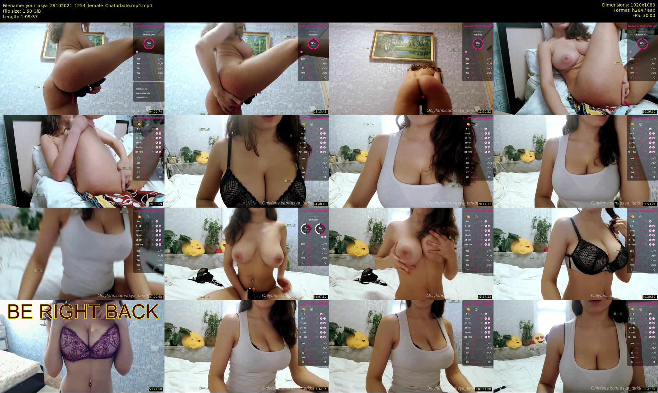 your_asya — 70 minute Chaturbate female cam show recording, 1080p, Oct 29, 2021