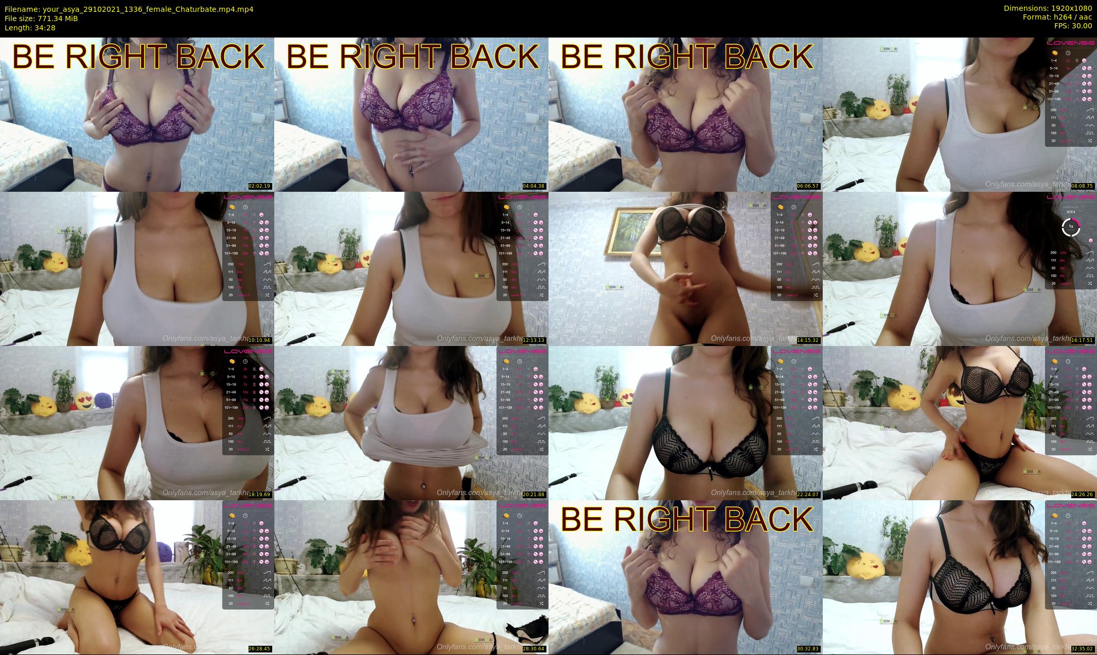 your_asya — 35 minute Chaturbate female cam show recording, 1080p, Oct 29, 2021
