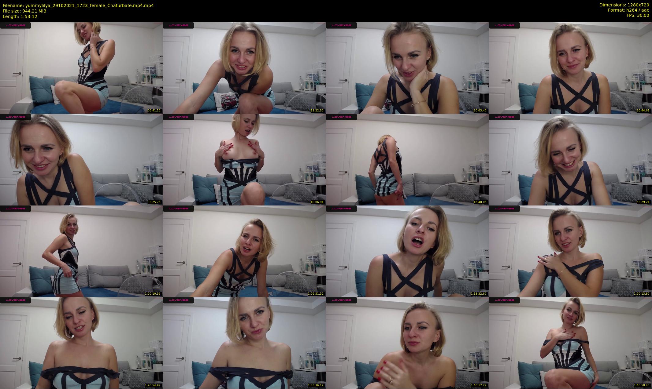 yummylilya — 114 minute Chaturbate female cam show recording, 720p, Oct 29, 2021