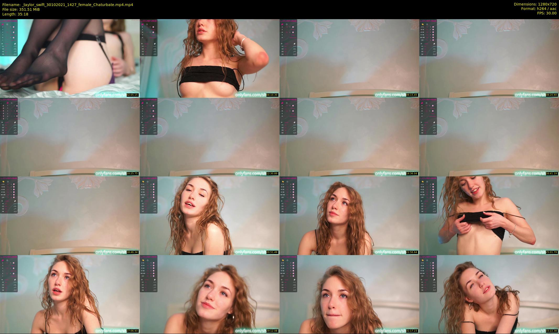 _taylor_swift — 36 minute Chaturbate female cam show recording, 720p, Oct 30, 2021