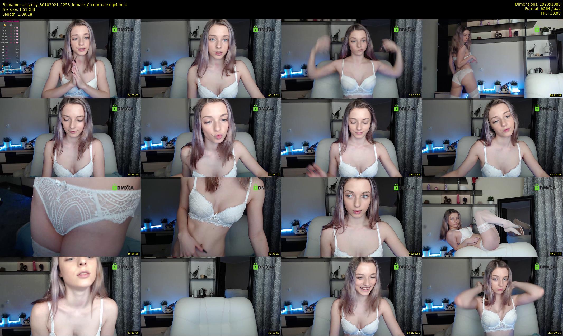 adrykilly — 70 minute Chaturbate female cam show recording, 1080p, Oct 30, 2021