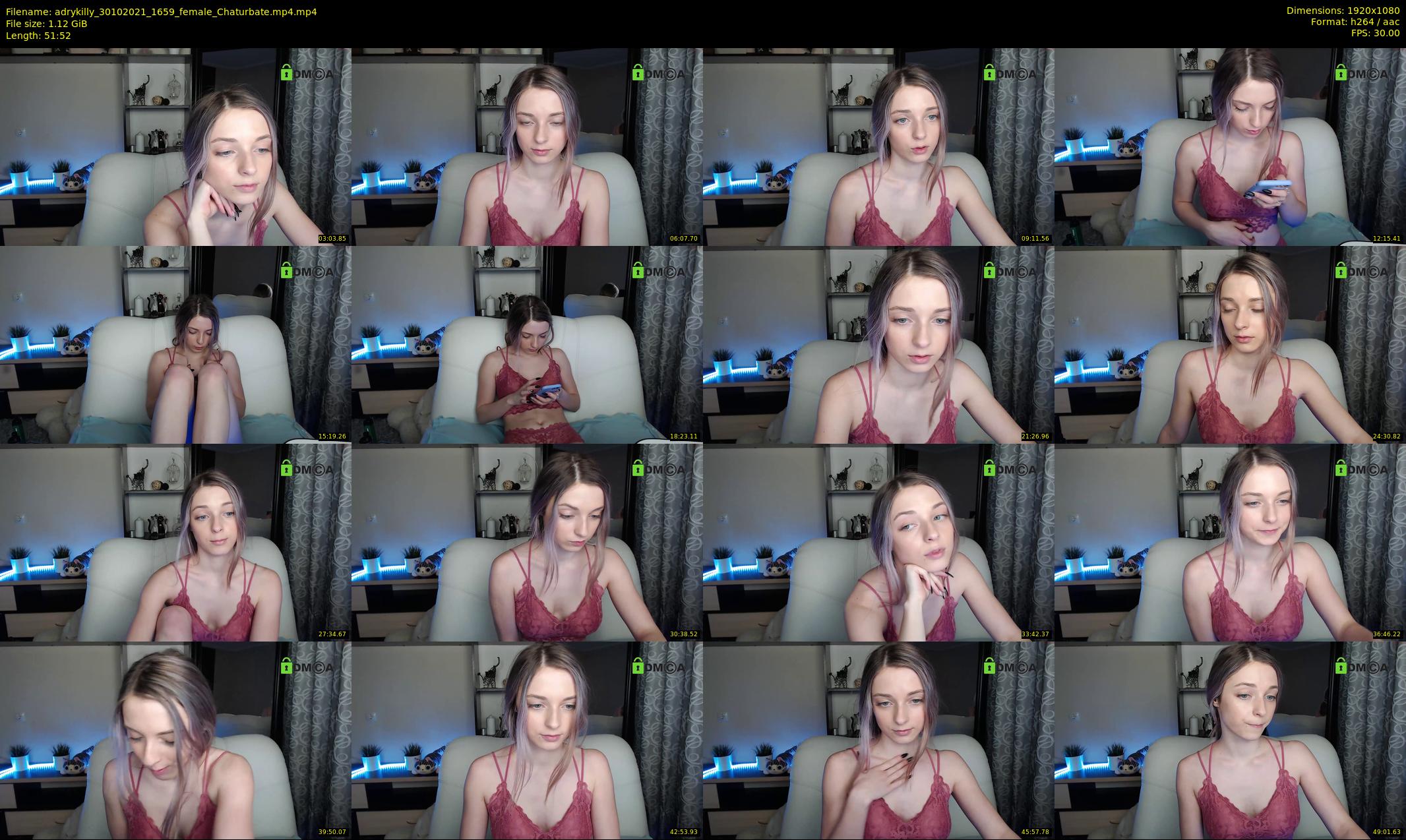 adrykilly — 52 minute Chaturbate female cam show recording, 1080p, Oct 30, 2021