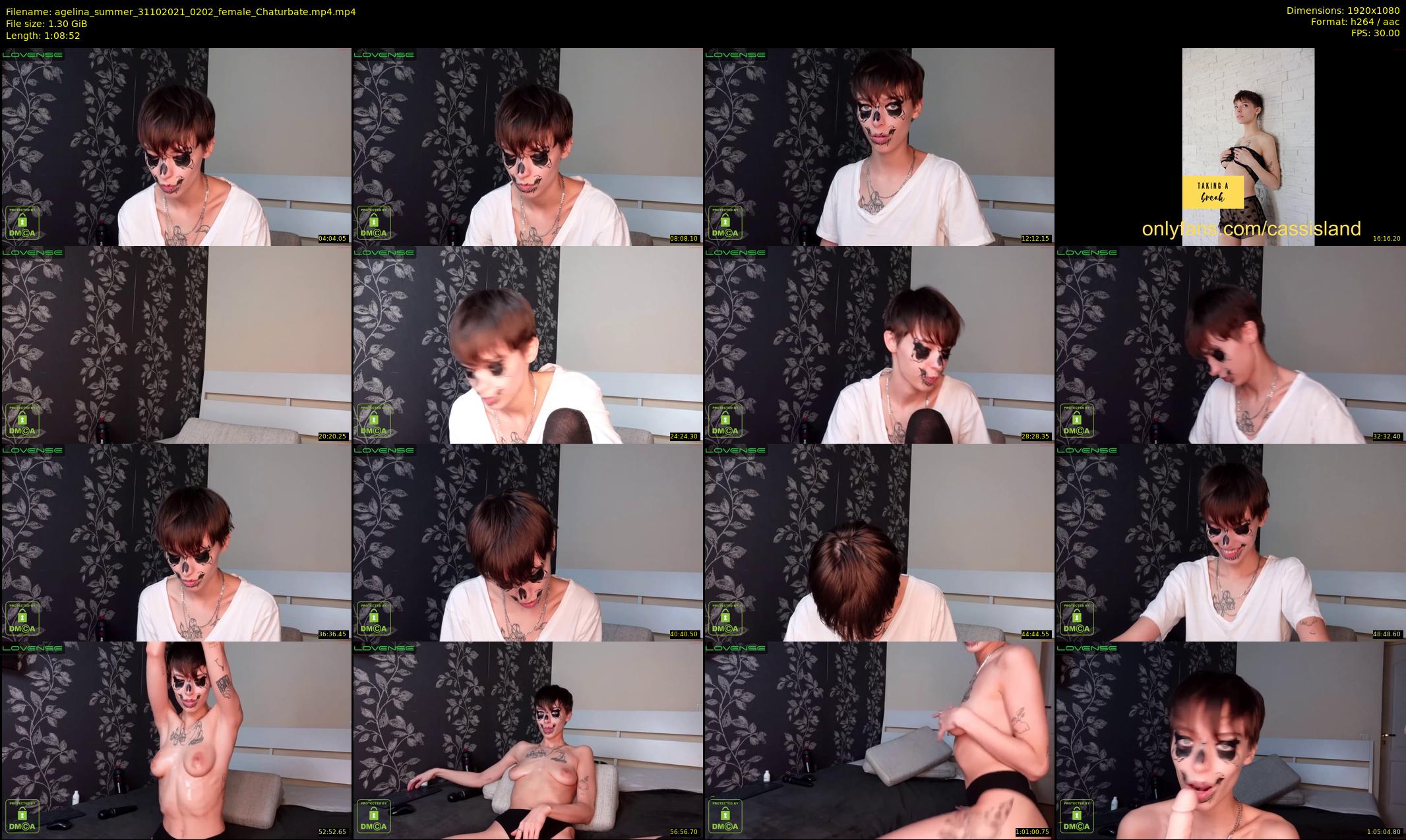 agelina_summer — 69 minute Chaturbate female cam show recording, 1080p, Oct 31, 2021