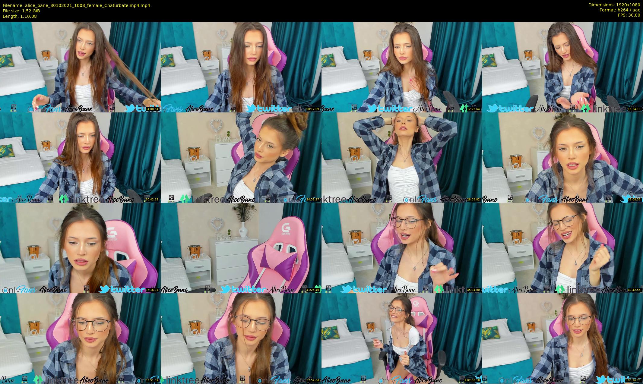 alice_bane — 71 minute Chaturbate female cam show recording, 1080p, Oct 30, 2021