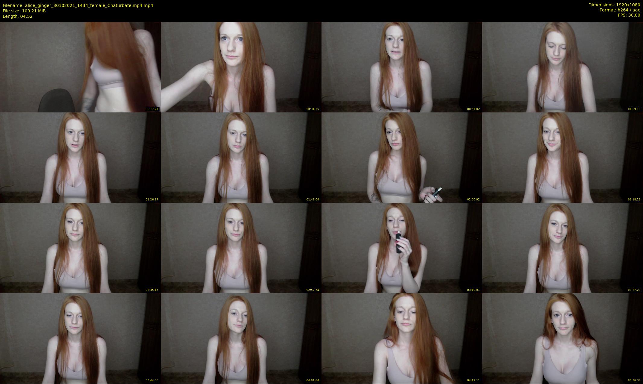 alice_ginger — 5 minute Chaturbate female cam show recording, 1080p, Oct 30, 2021