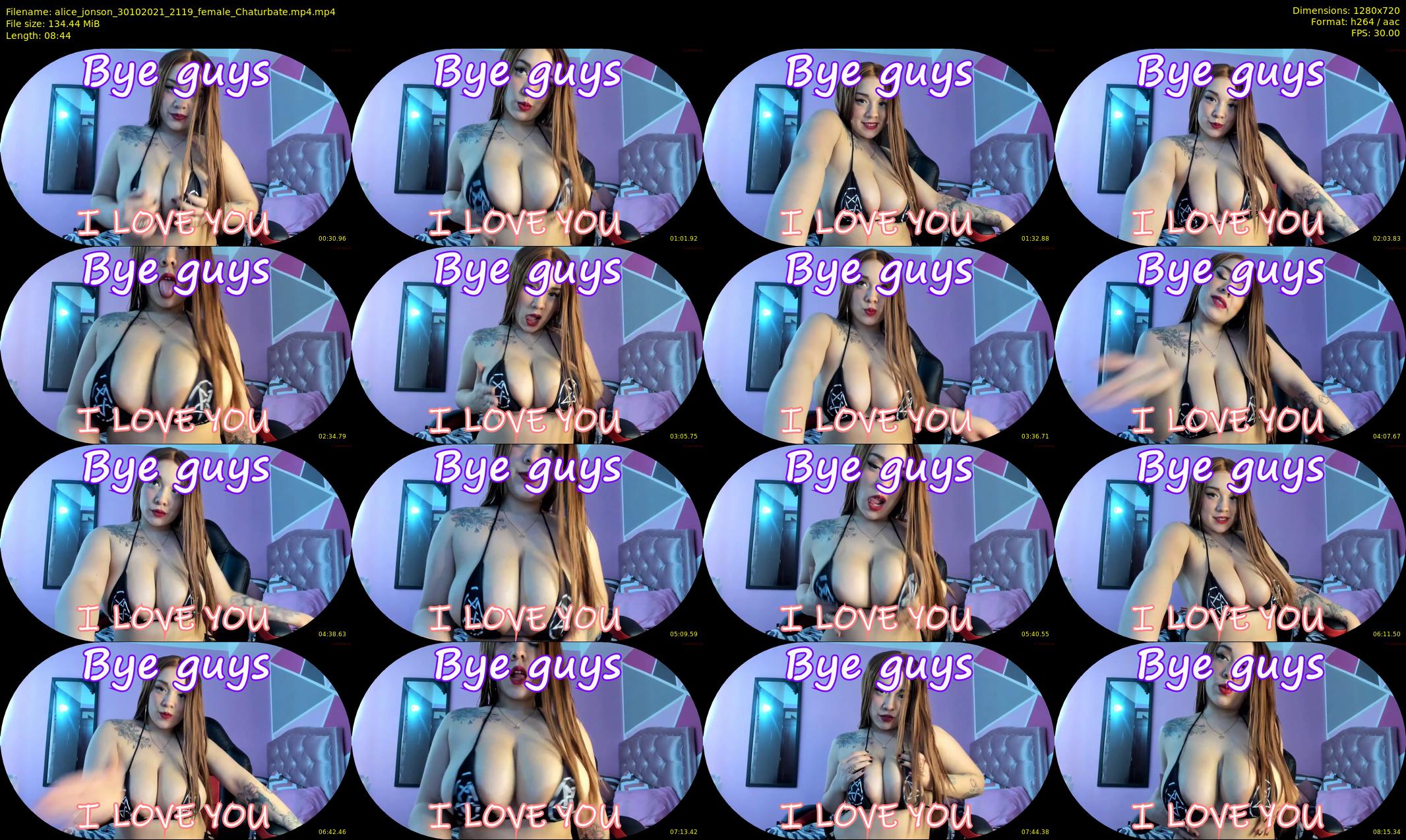 alice_jonson — 9 minute Chaturbate female cam show recording, 720p, Oct 30, 2021