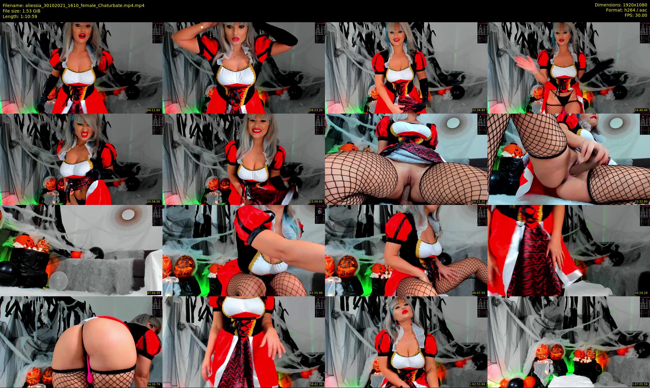 aliessia — 71 minute Chaturbate female cam show recording, 1080p, Oct 30, 2021