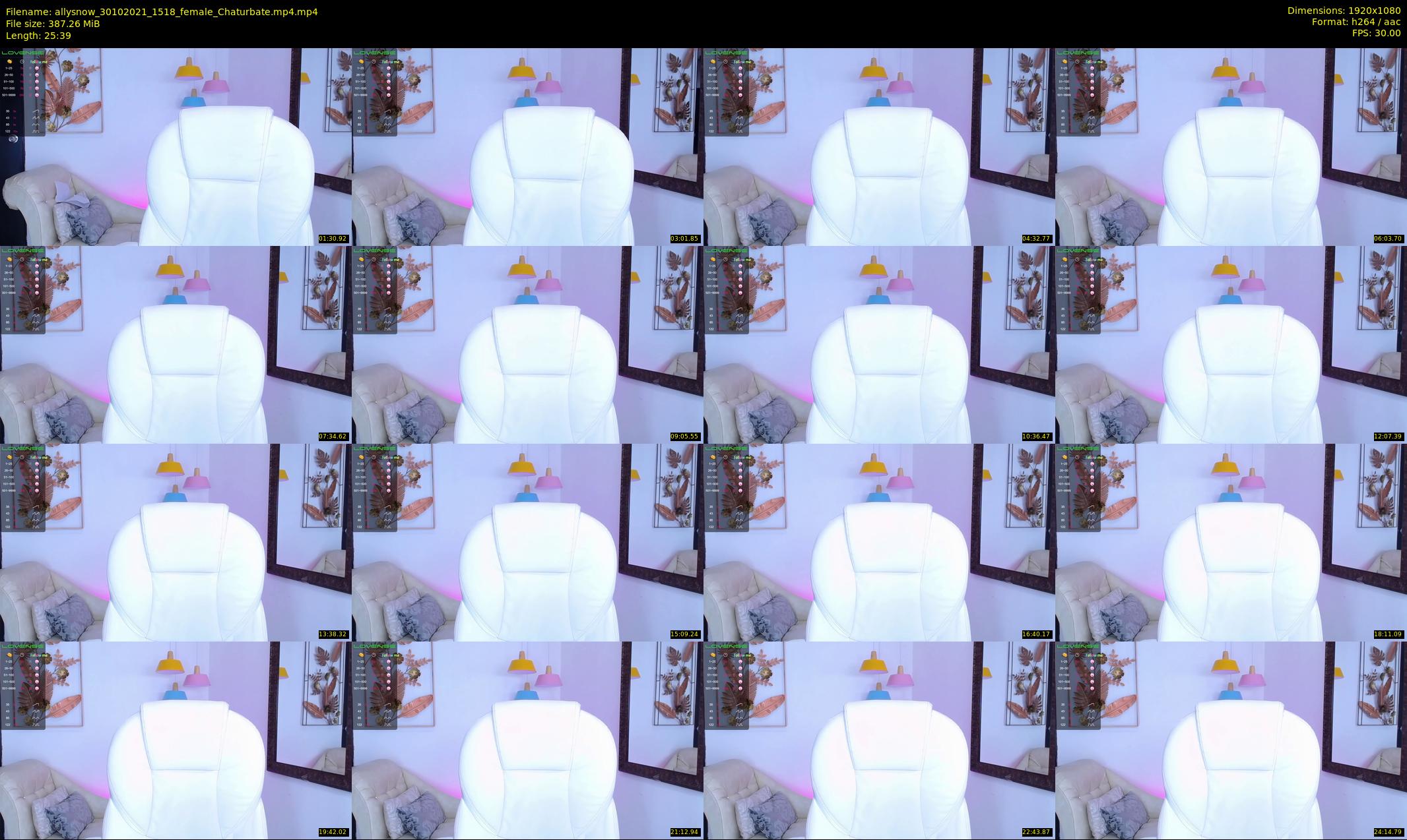 allysnow — 26 minute Chaturbate female cam show recording, 1080p, Oct 30, 2021