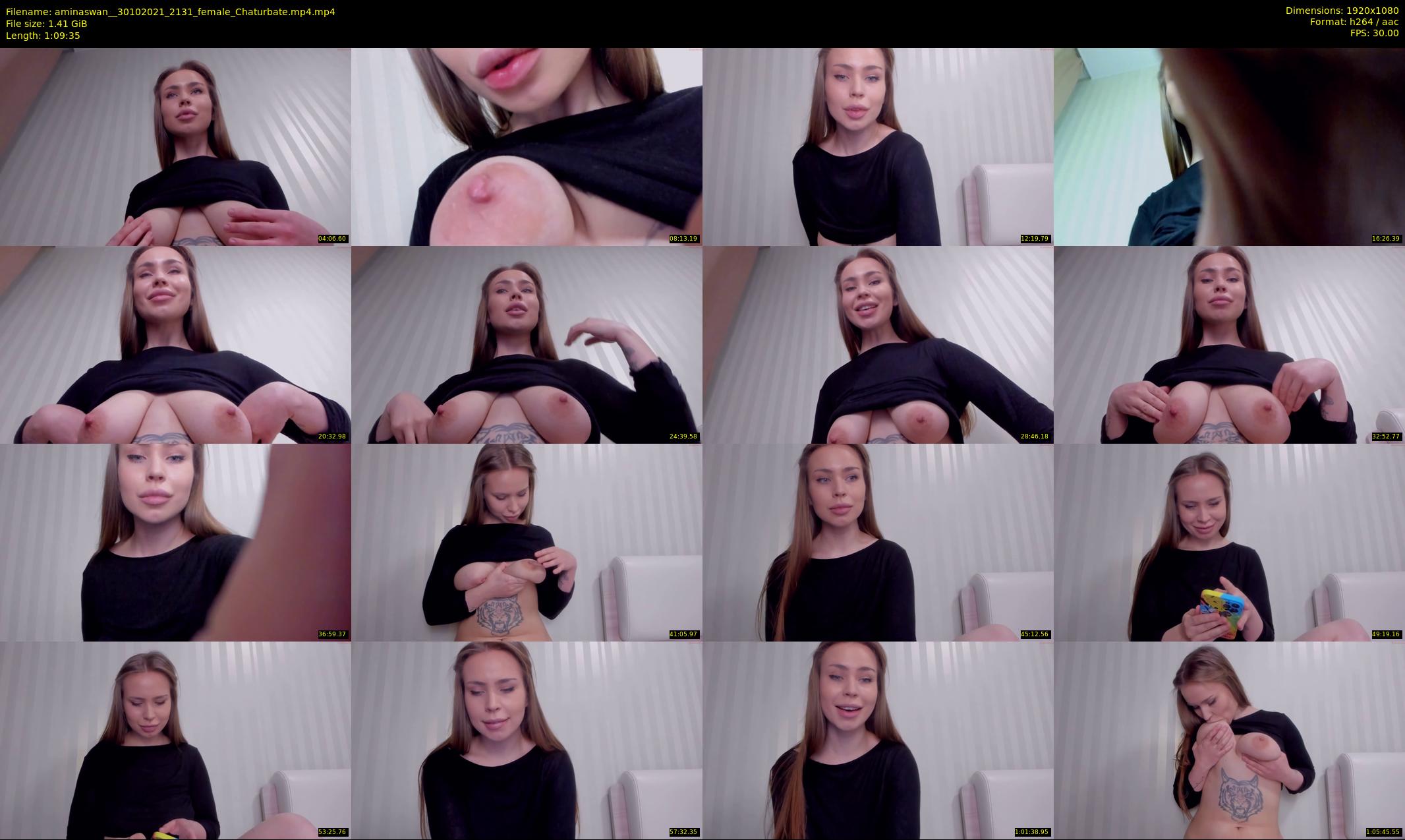 aminaswan_ — 70 minute Chaturbate female cam show recording, 1080p, Oct 30, 2021
