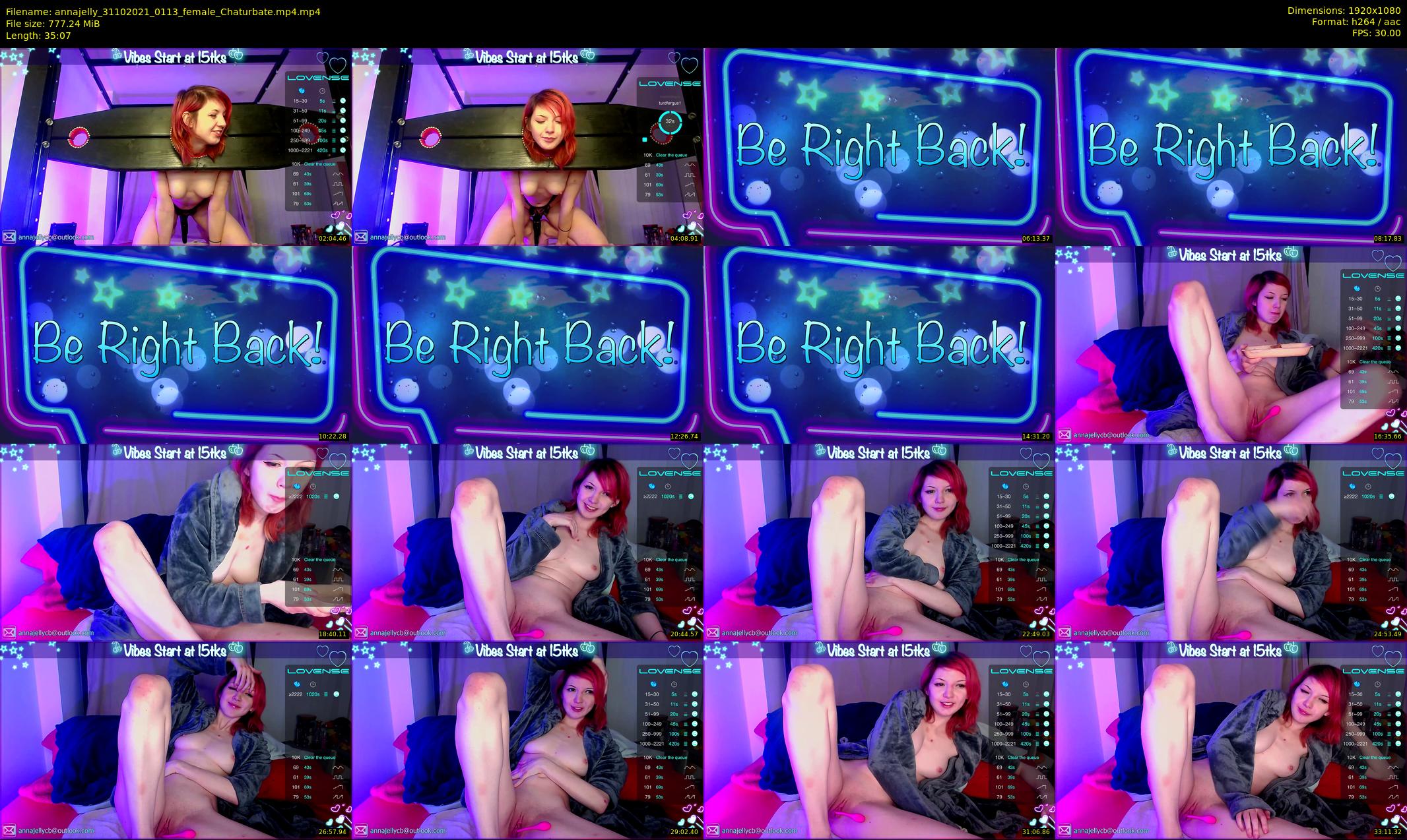 annajelly — 36 minute Chaturbate couple cam show recording, 1080p, Oct 31, 2021