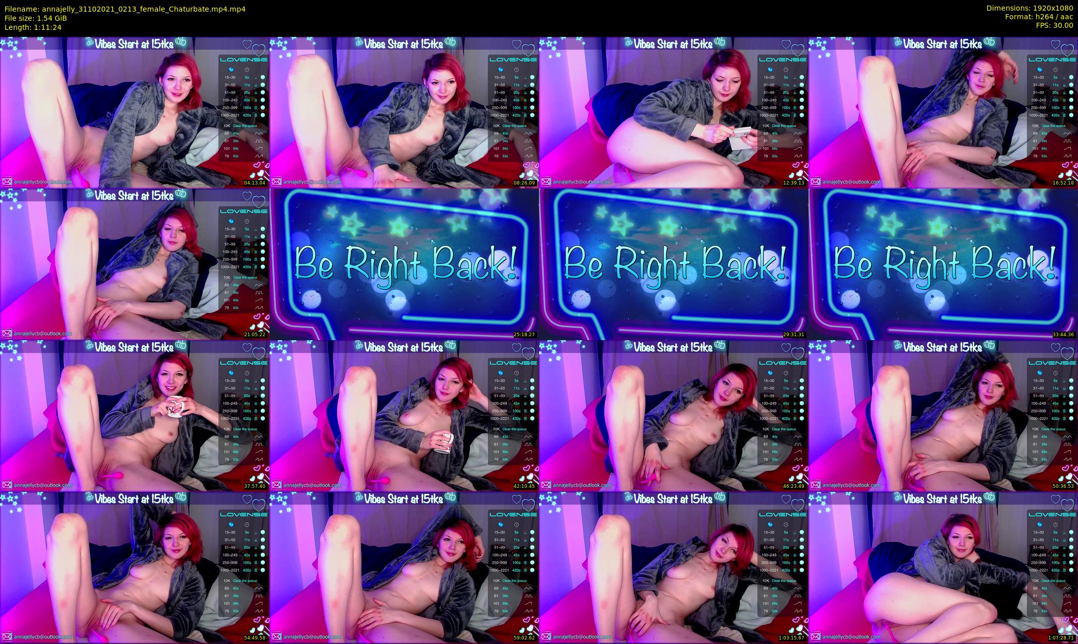 annajelly — 72 minute Chaturbate couple cam show recording, 1080p, Oct 31, 2021