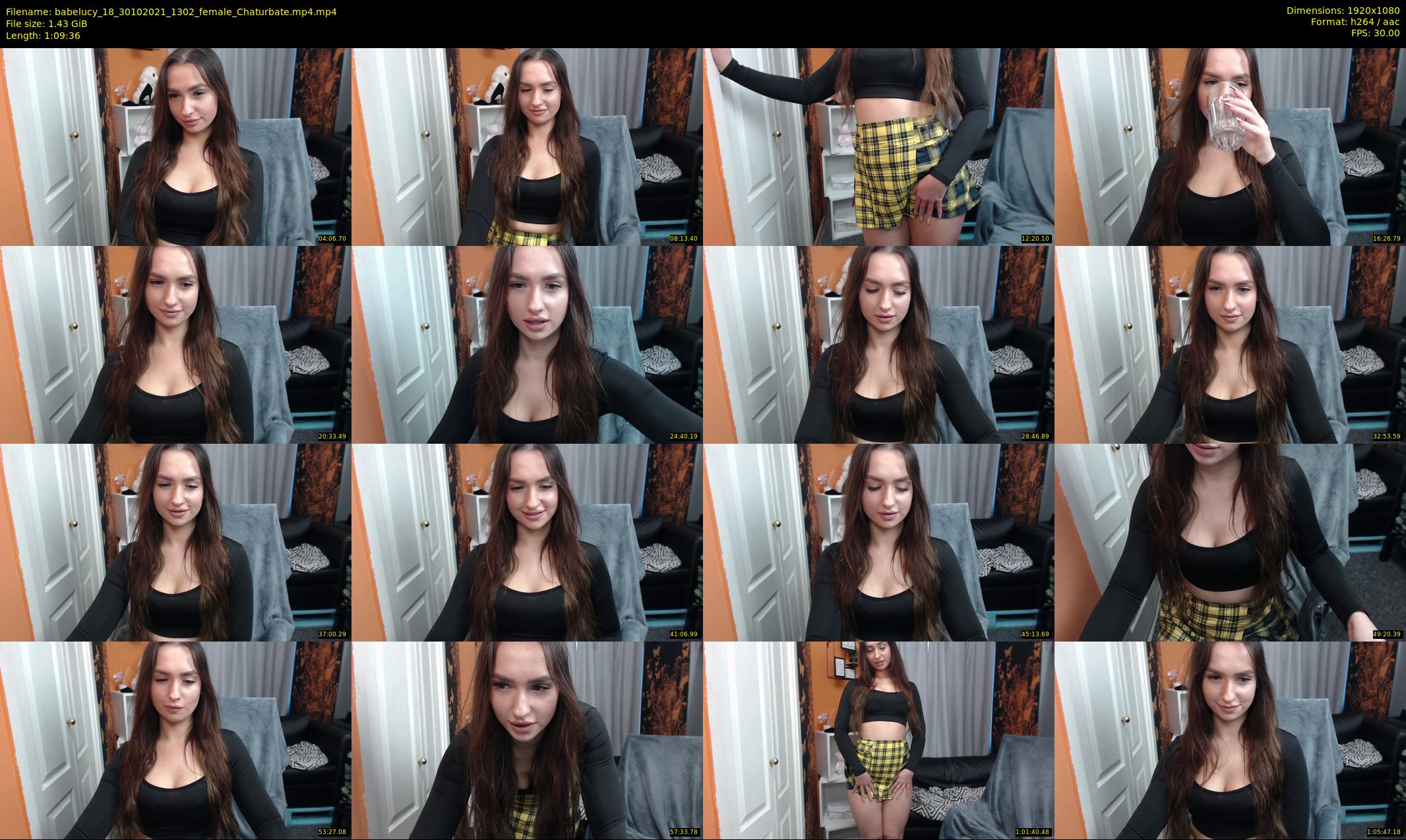 babelucy_18 — 70 minute Chaturbate female cam show recording, 1080p, Oct 30, 2021