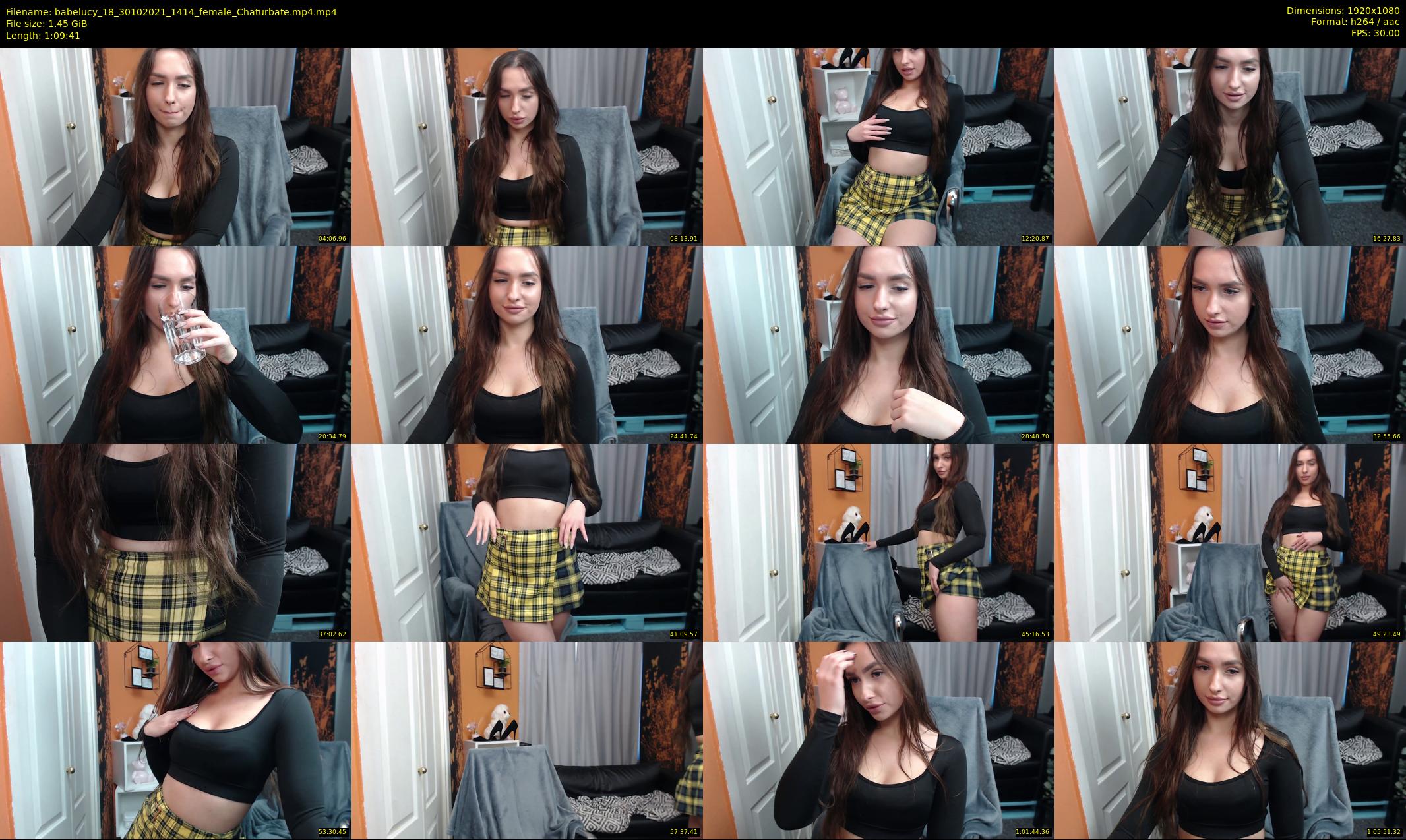 babelucy_18 — 70 minute Chaturbate female cam show recording, 1080p, Oct 30, 2021