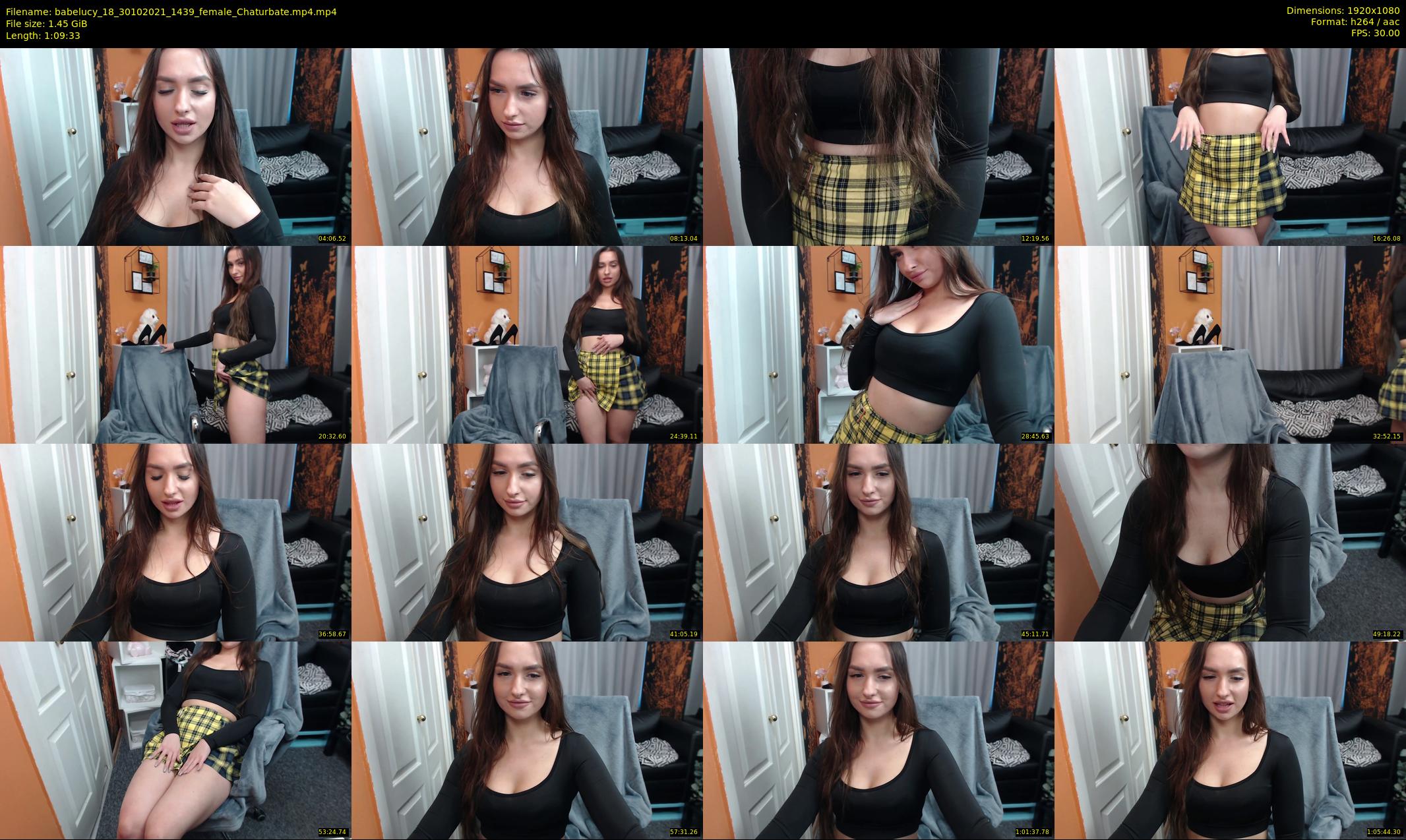 babelucy_18 — 70 minute Chaturbate female cam show recording, 1080p, Oct 30, 2021