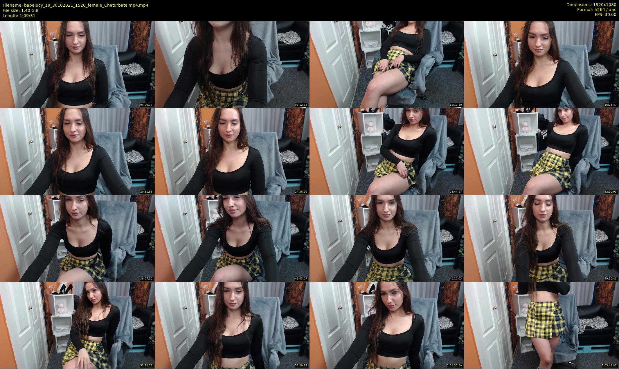 babelucy_18 — 70 minute Chaturbate female cam show recording, 1080p, Oct 30, 2021