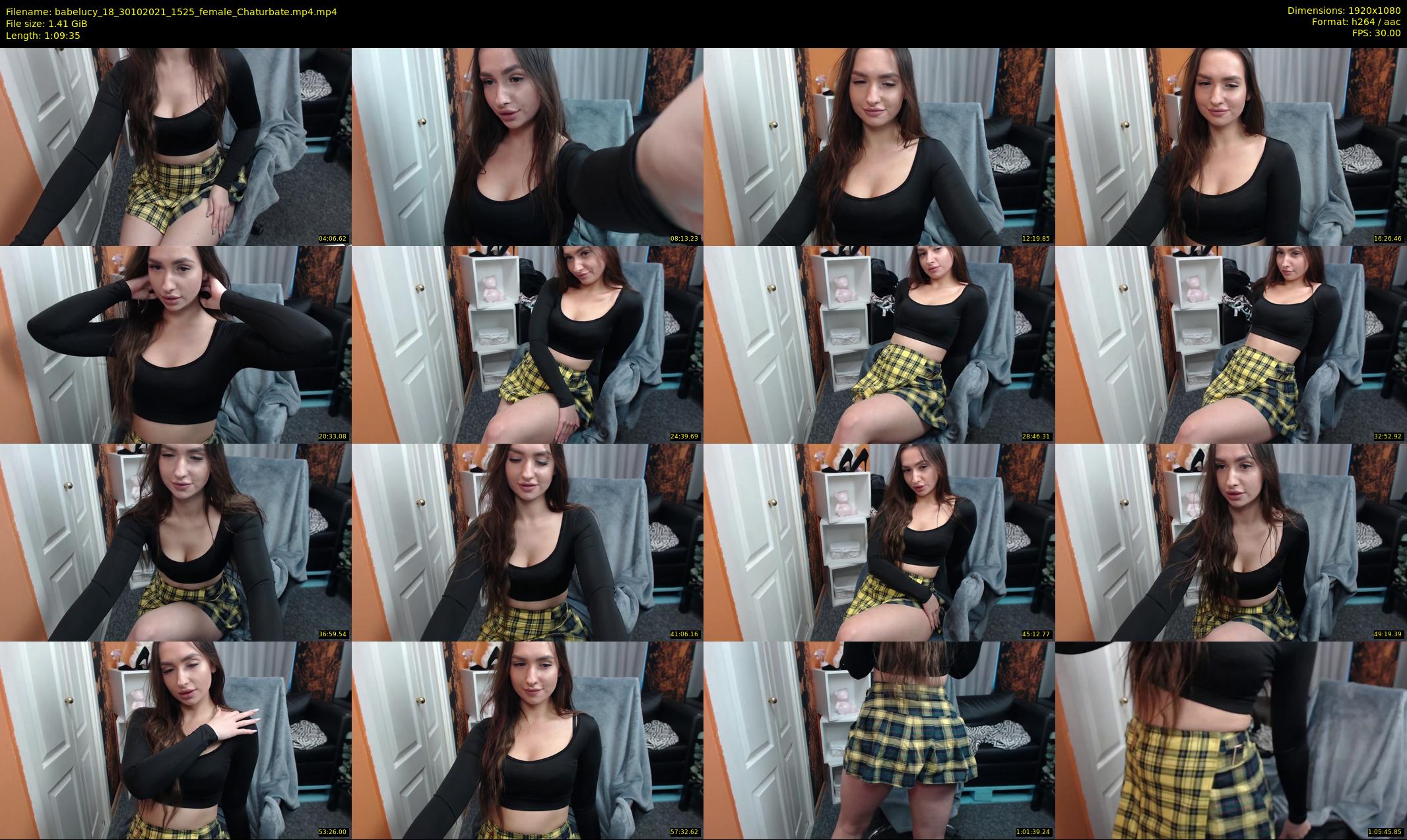 babelucy_18 — 70 minute Chaturbate female cam show recording, 1080p, Oct 30, 2021
