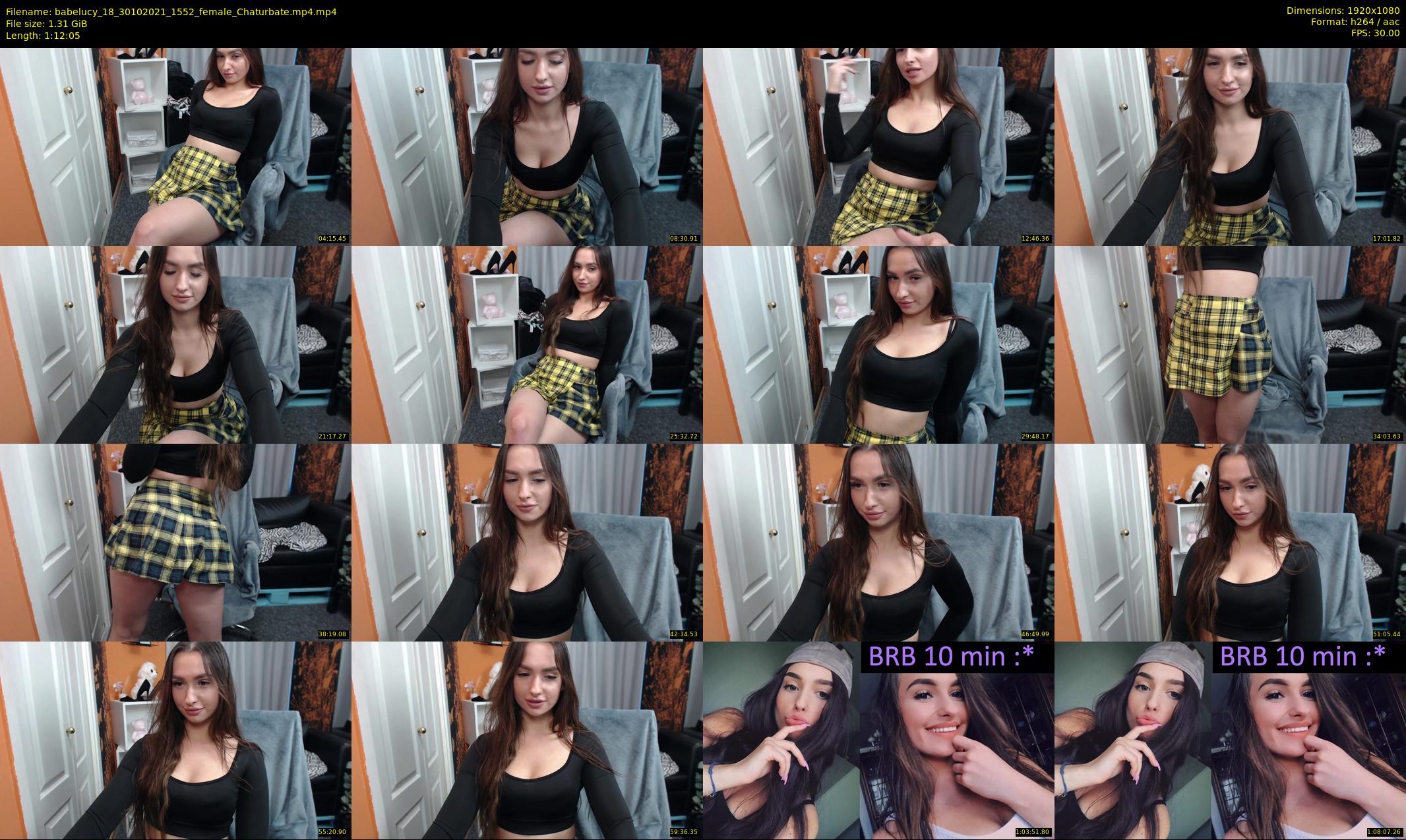 babelucy_18 — 73 minute Chaturbate female cam show recording, 1080p, Oct 30, 2021