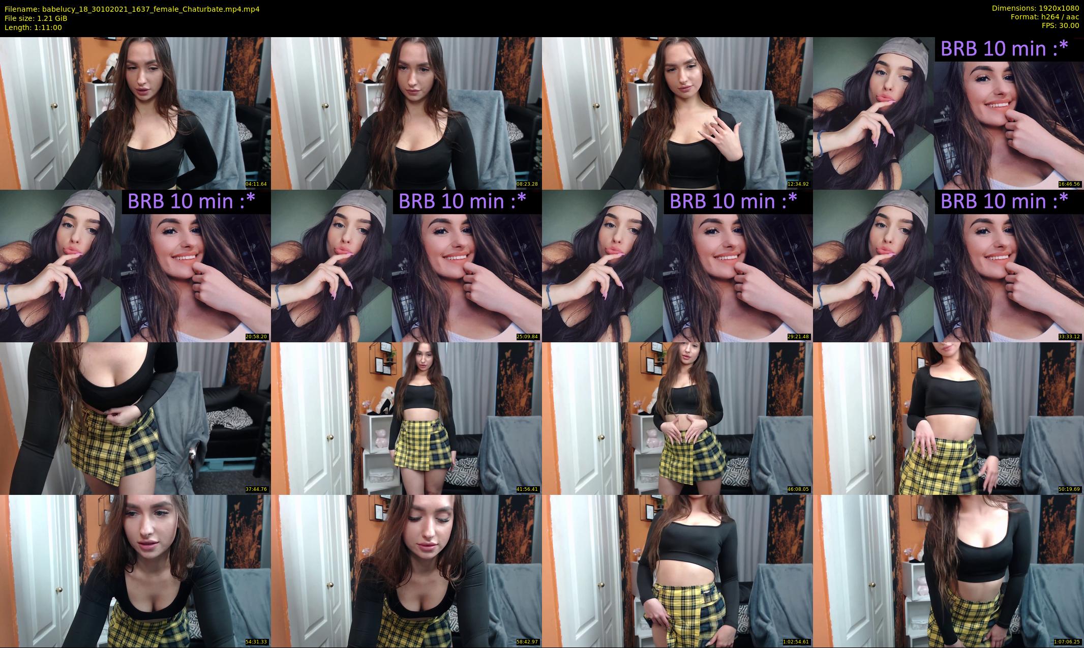 babelucy_18 — 71 minute Chaturbate female cam show recording, 1080p, Oct 30, 2021