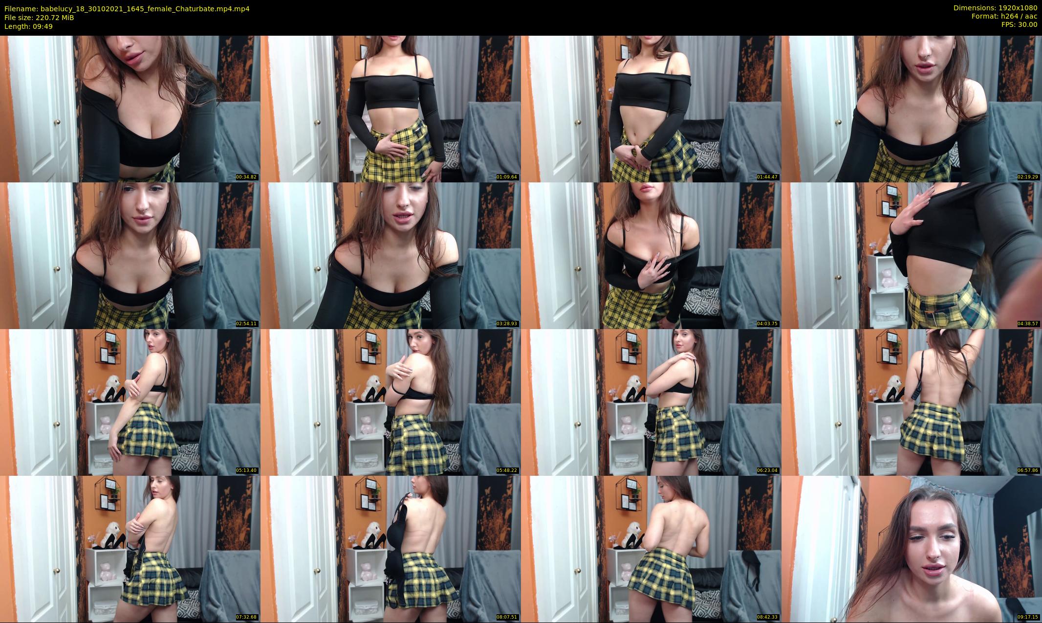 babelucy_18 — 10 minute Chaturbate female cam show recording, 1080p, Oct 30, 2021