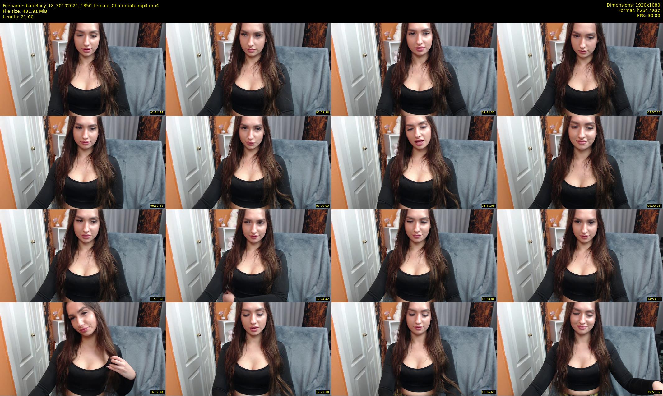 babelucy_18 — 21 minute Chaturbate female cam show recording, 1080p, Oct 30, 2021