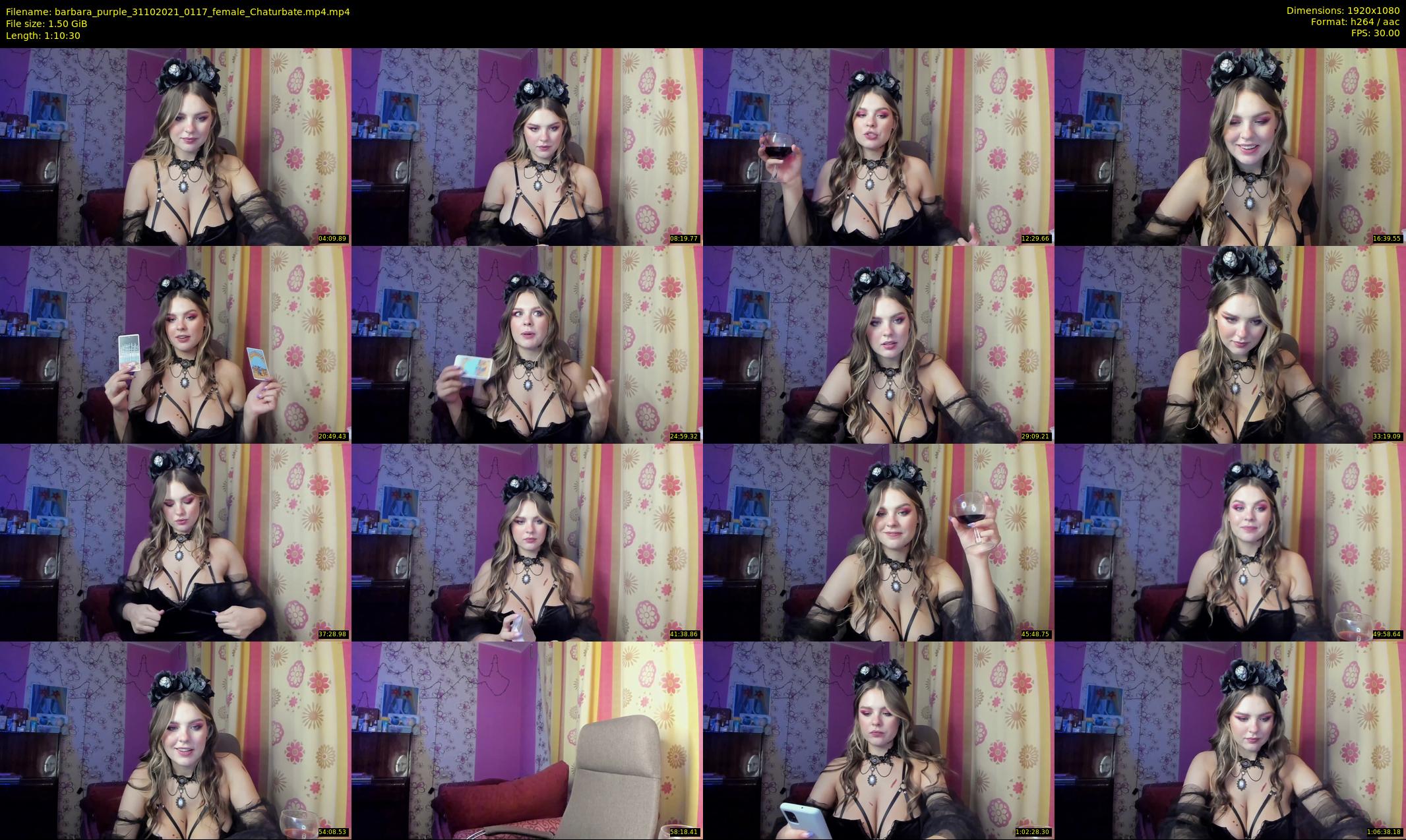 barbara_purple — 71 minute Chaturbate female cam show recording, 1080p, Oct 31, 2021