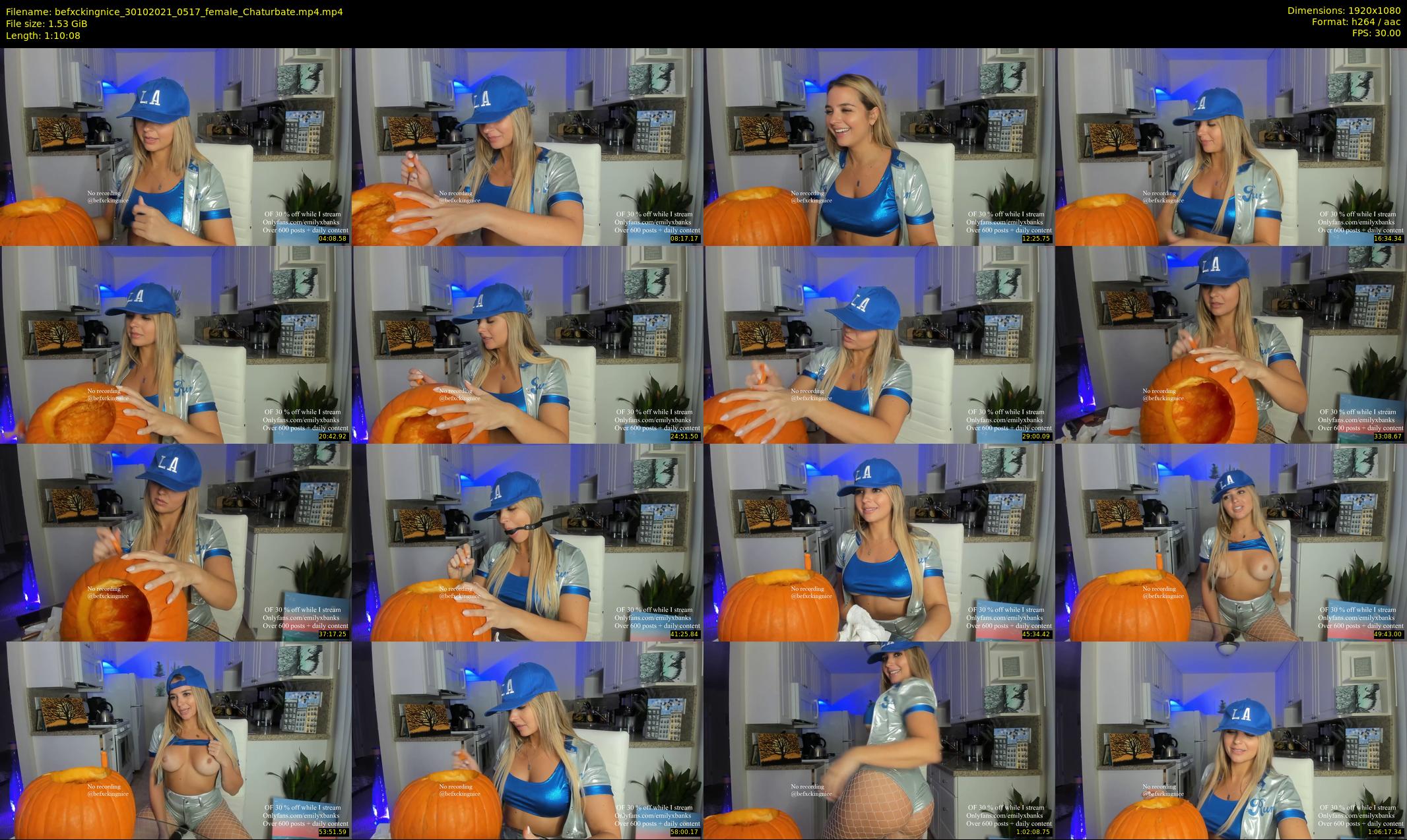 befxckingnice — 71 minute Chaturbate female cam show recording, 1080p, Oct 30, 2021