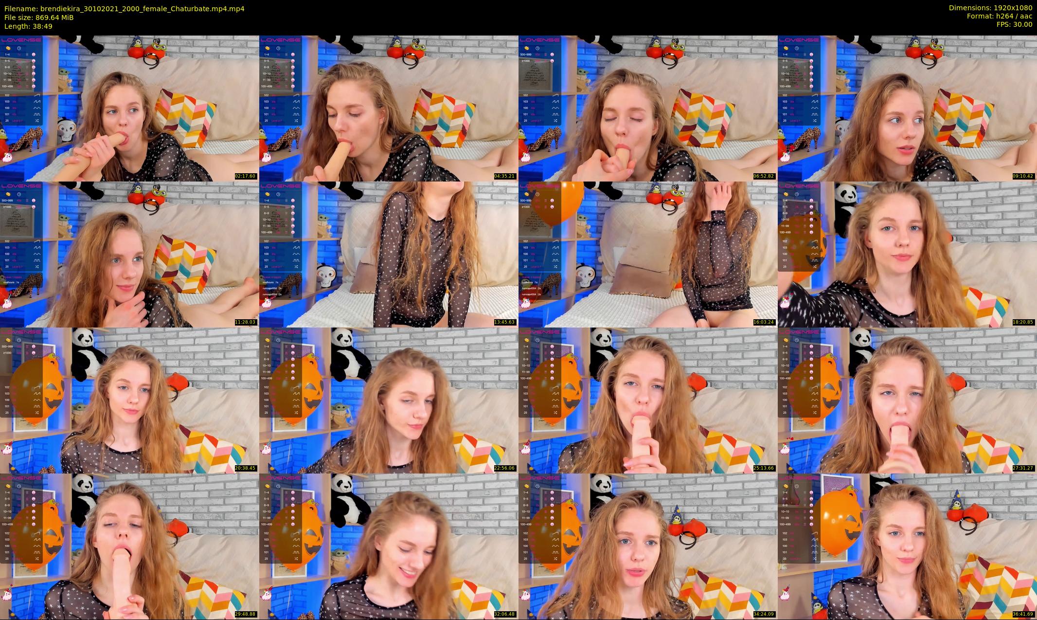 brendiekira — 39 minute Chaturbate couple cam show recording, 1080p, Oct 30, 2021