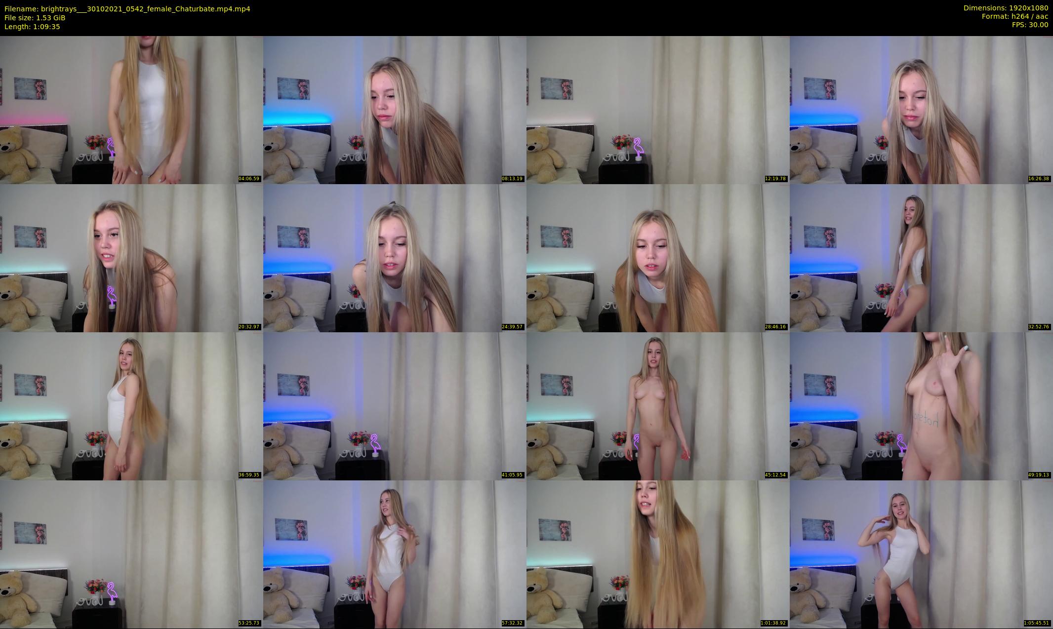 brightrays__ — 70 minute Chaturbate female cam show recording, 1080p, Oct 30, 2021