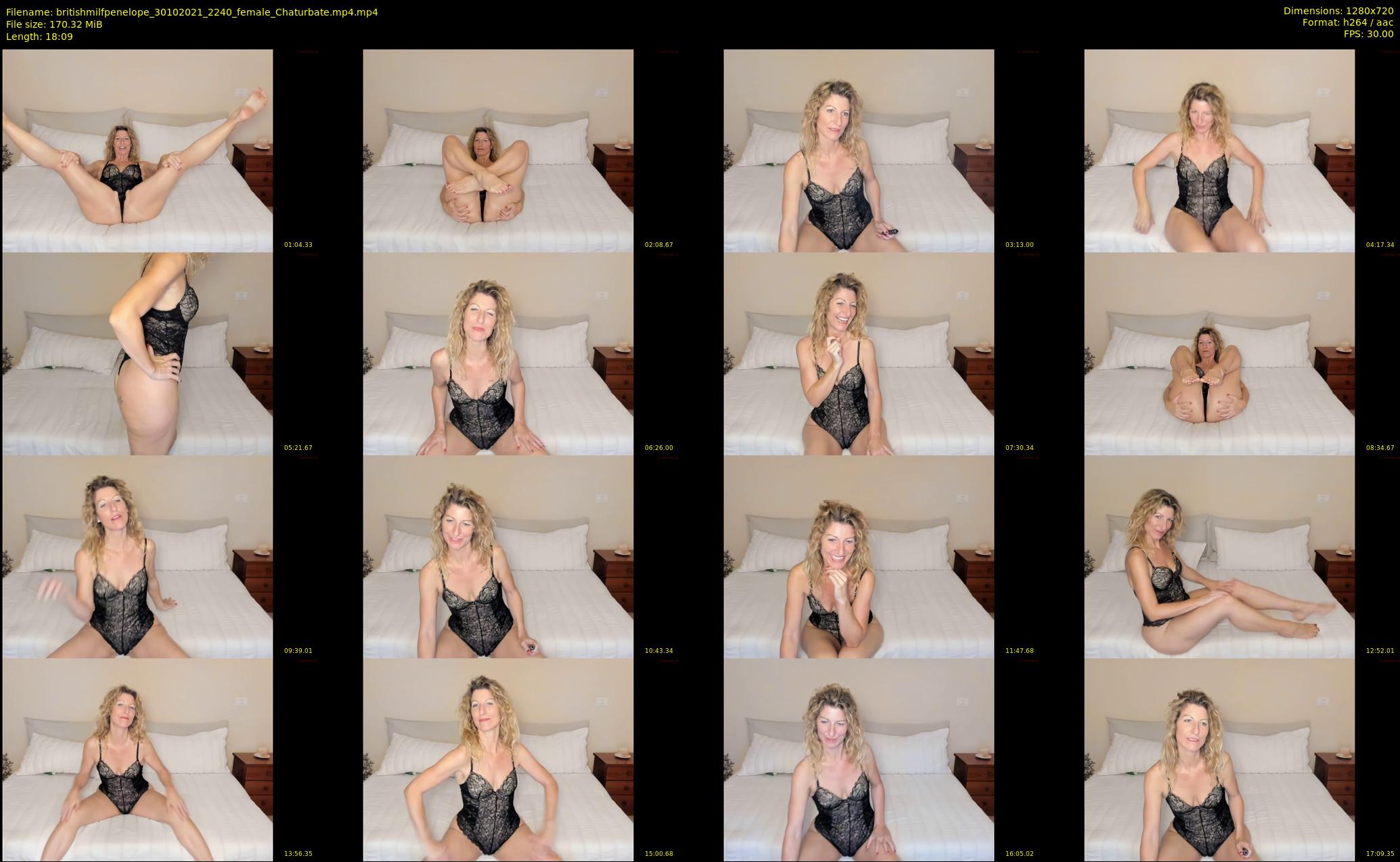 britishmilfpenelope — 19 minute Chaturbate female cam show recording, 720p, Oct 30, 2021