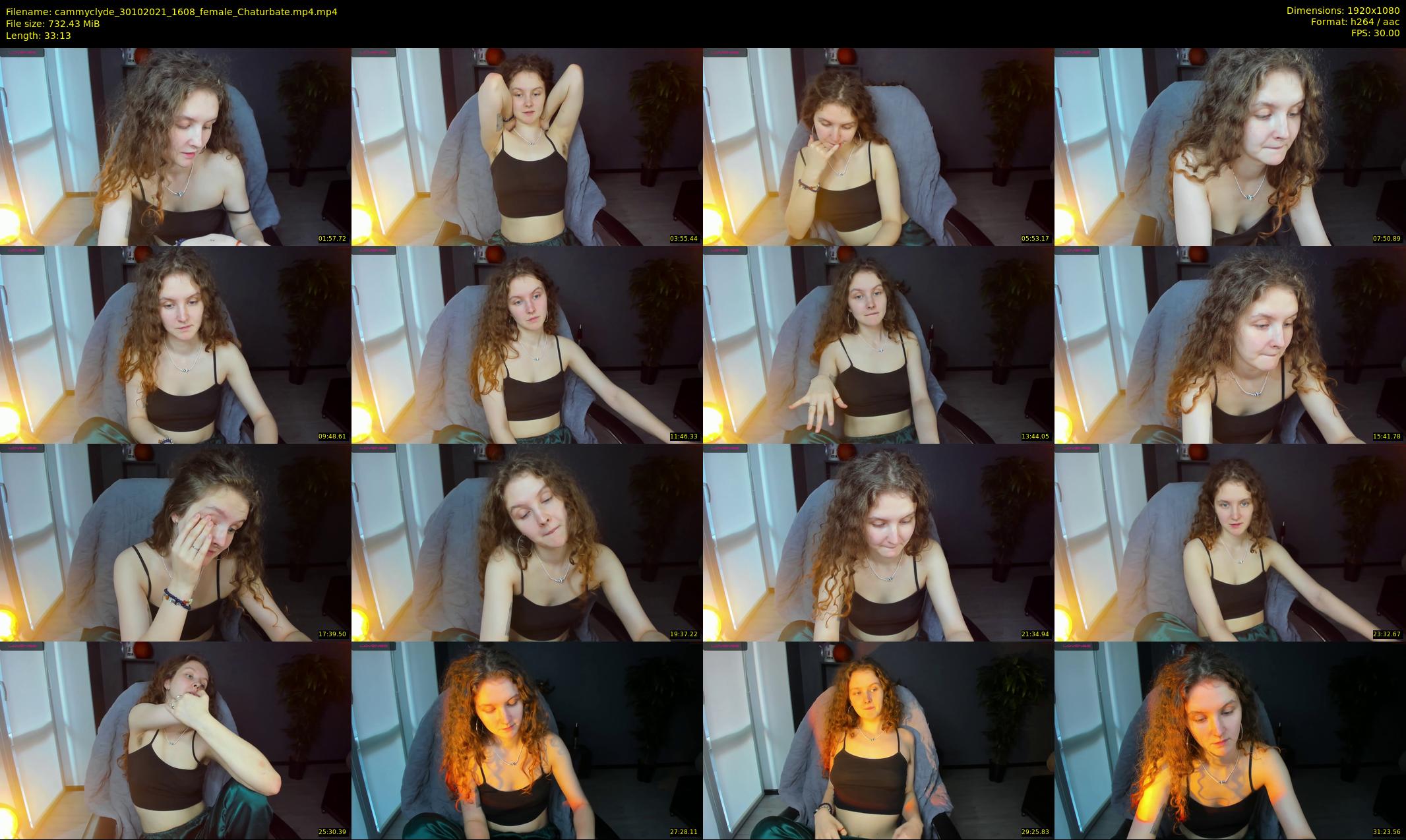 cammyclyde — 34 minute Chaturbate female cam show recording, 1080p, Oct 30, 2021