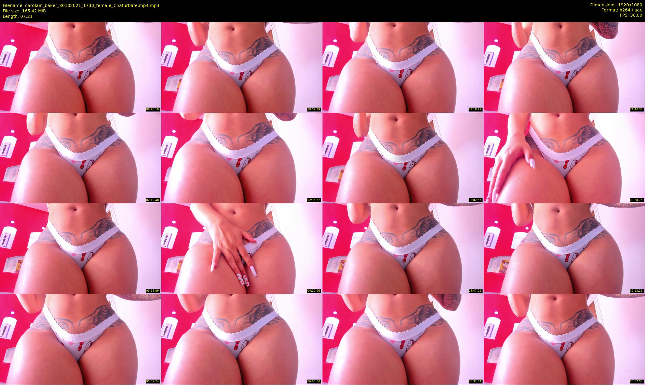 carolain_baker — 8 minute Chaturbate female cam show recording, 1080p, Oct 30, 2021
