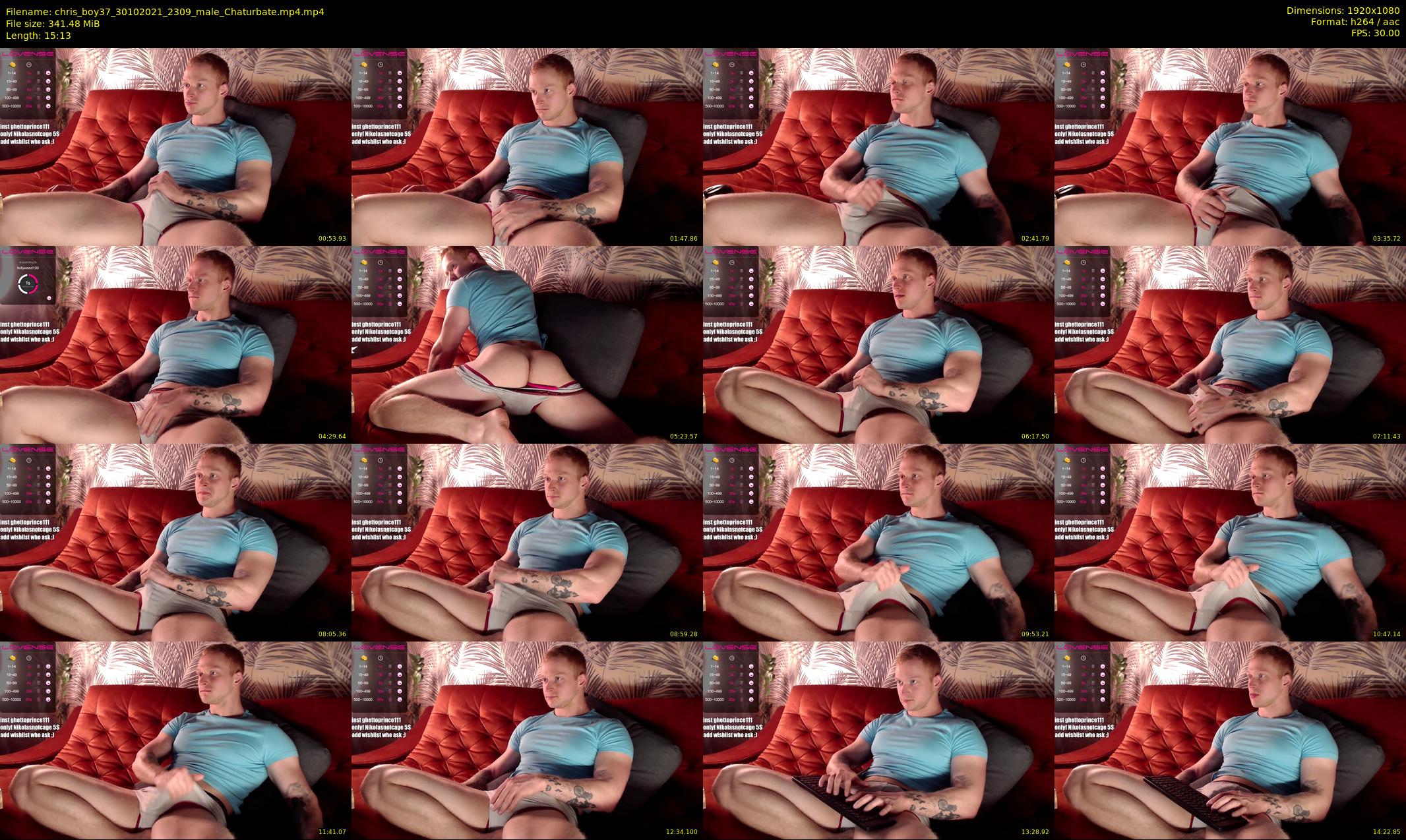 chris_boy37 — 16 minute Chaturbate male cam show recording, 1080p, Oct 30, 2021