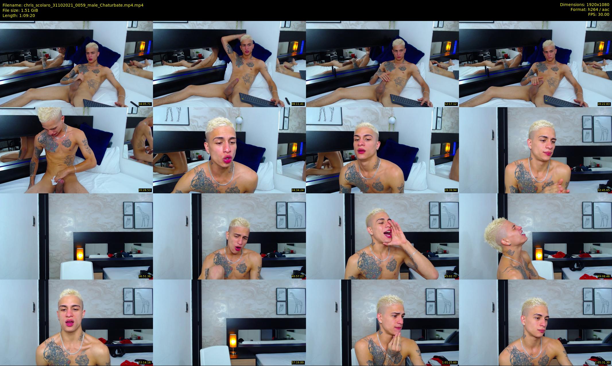 chris_scolaro — 70 minute Chaturbate male cam show recording, 1080p, Oct 31, 2021