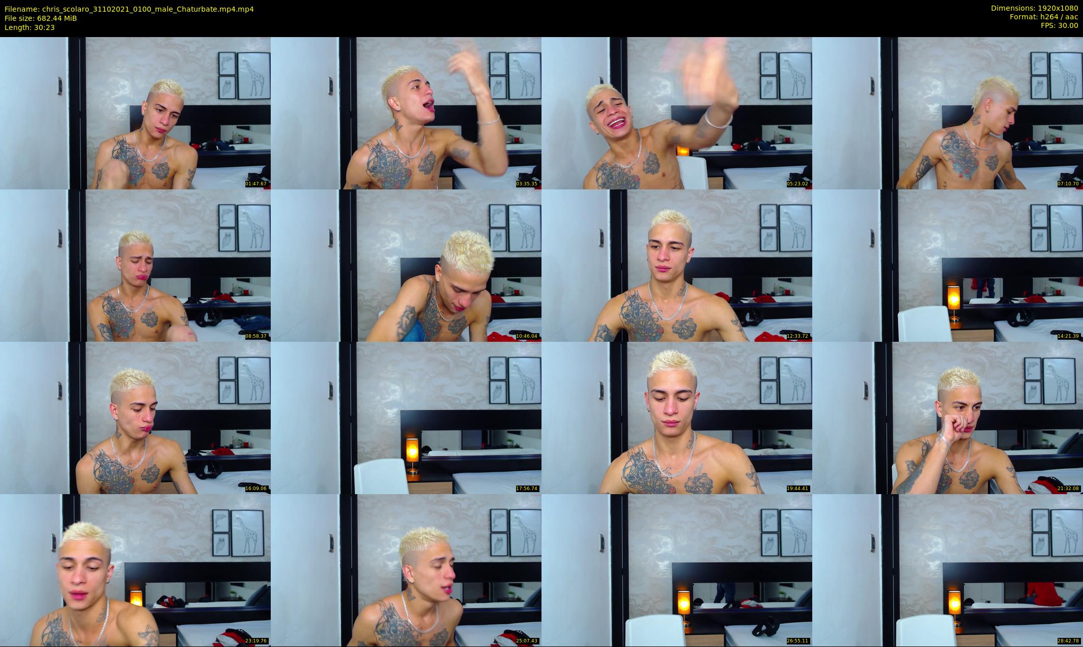 chris_scolaro — 31 minute Chaturbate male cam show recording, 1080p, Oct 31, 2021