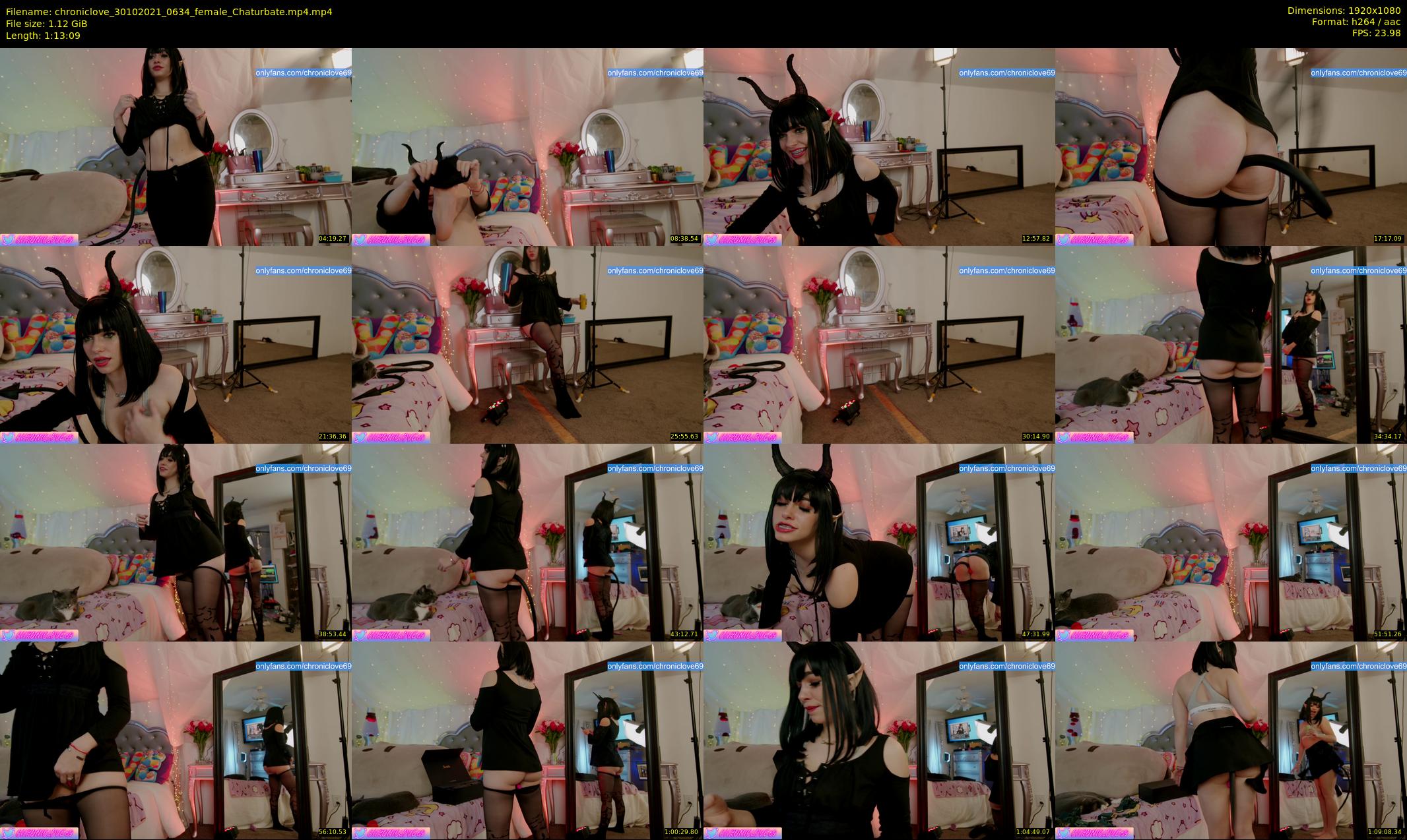 chroniclove — 74 minute Chaturbate female cam show recording, 1080p, Oct 30, 2021