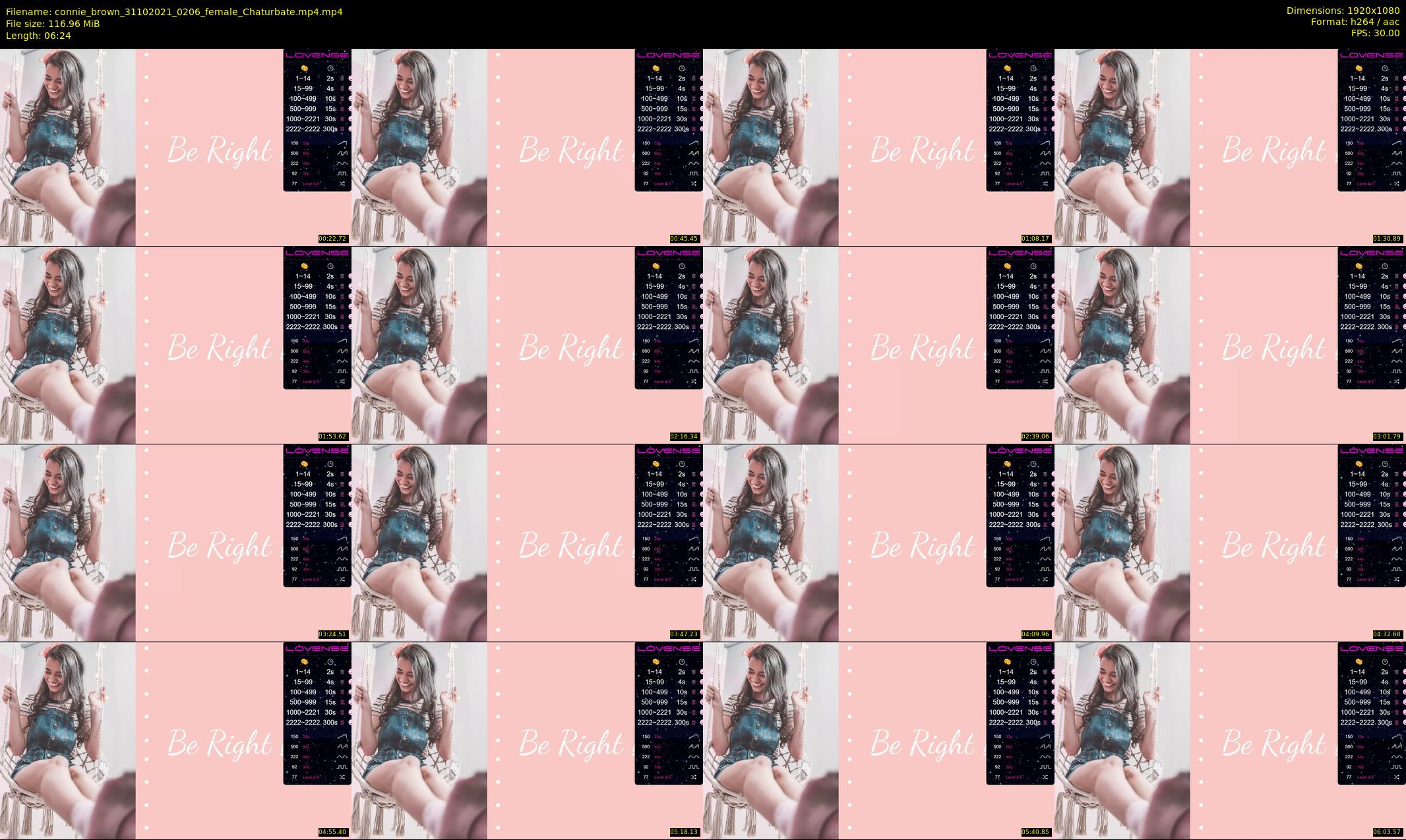 connie_brown — 7 minute Chaturbate female cam show recording, 1080p, Oct 31, 2021