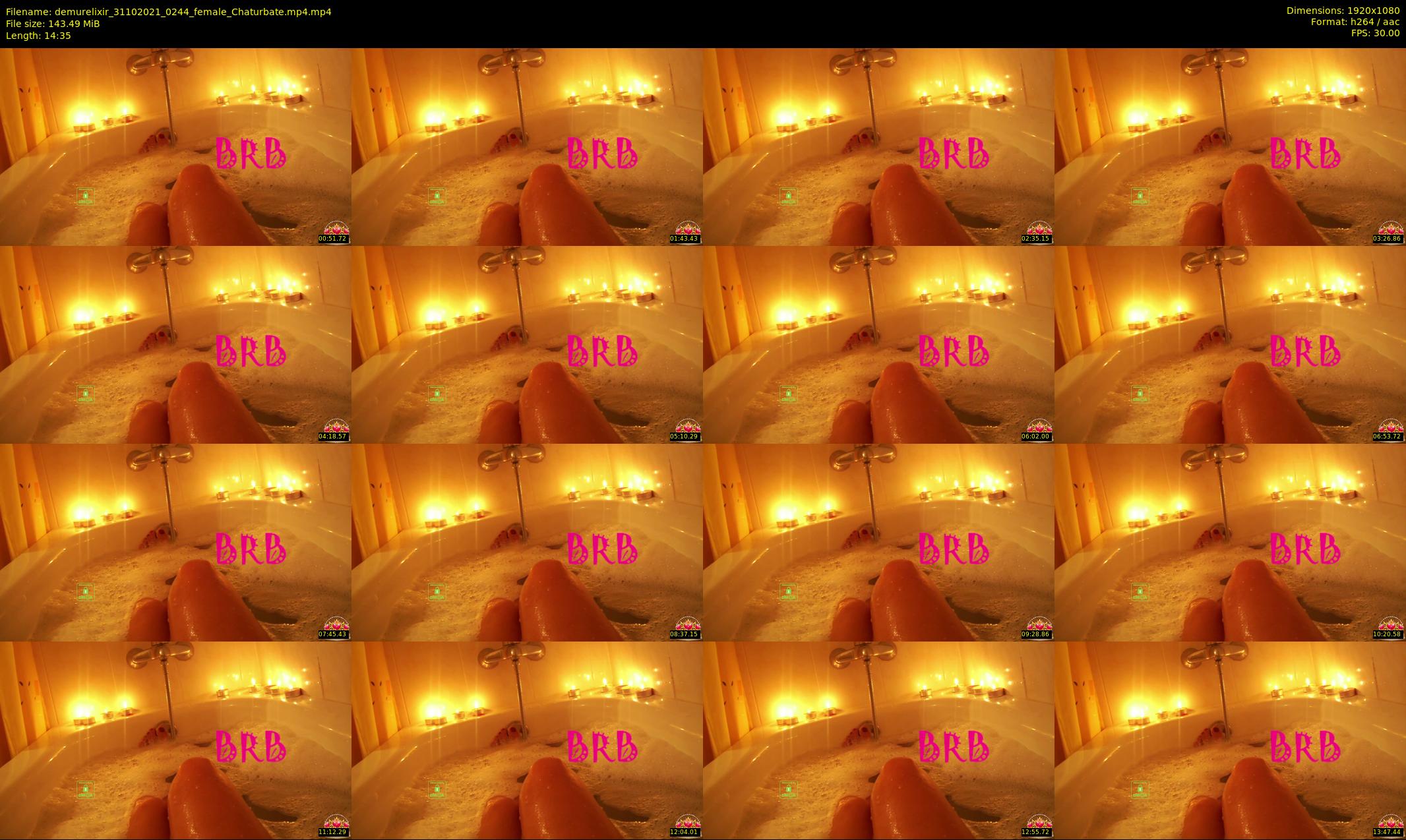 demurelixir — 15 minute Chaturbate female cam show recording, 1080p, Oct 31, 2021