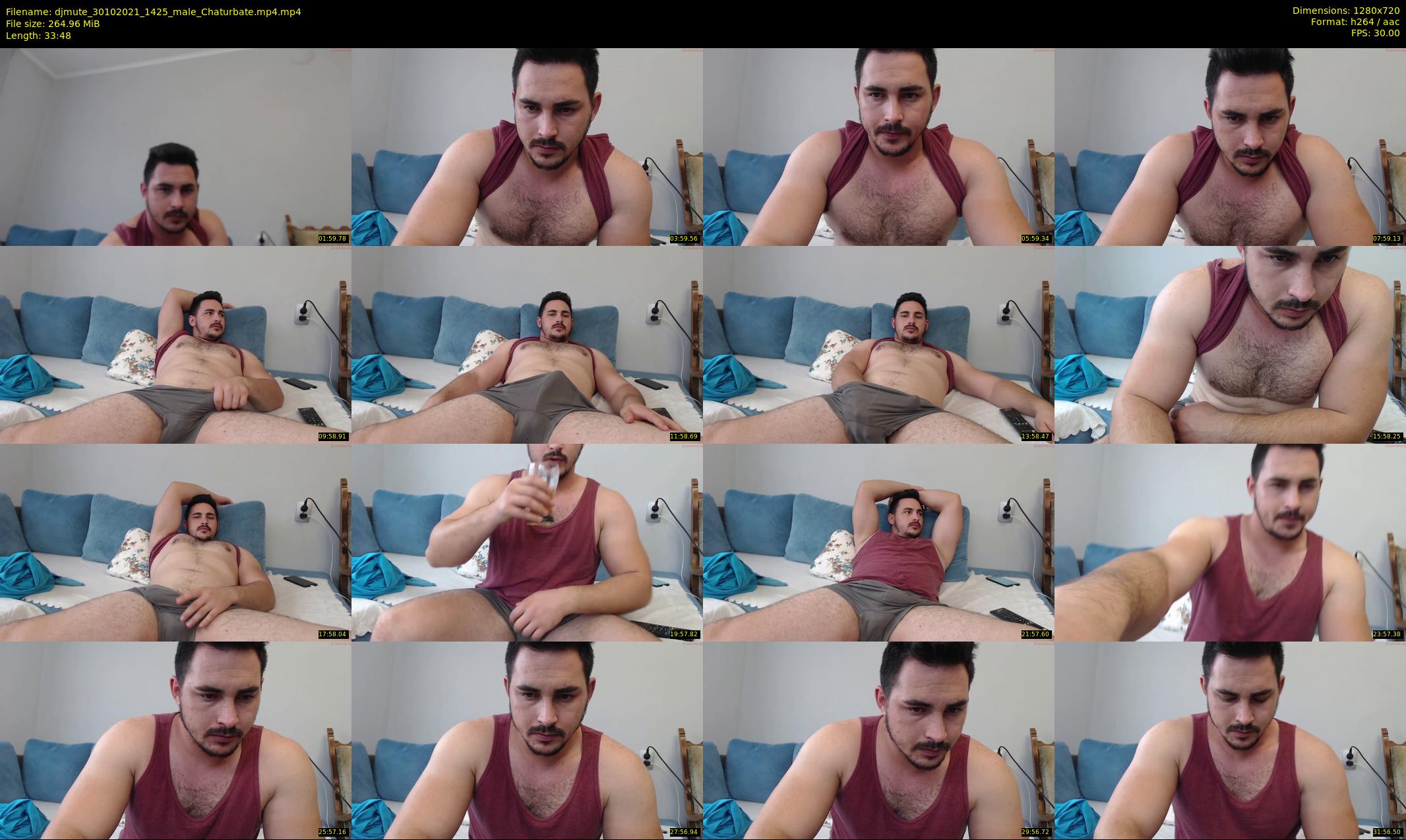 djmute — 34 minute Chaturbate male cam show recording, 720p, Oct 30, 2021