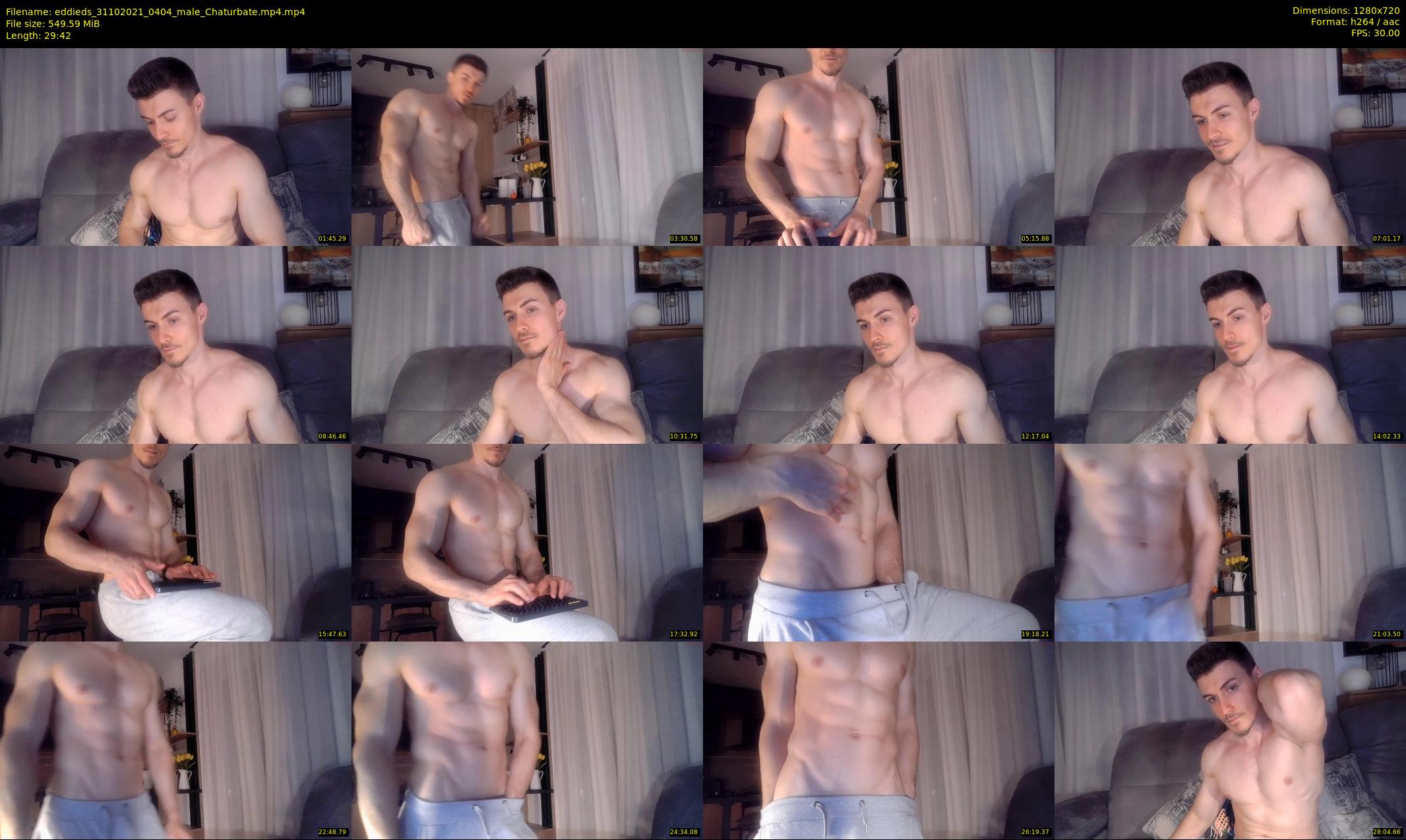 eddieds — 30 minute Chaturbate male cam show recording, 720p, Oct 31, 2021
