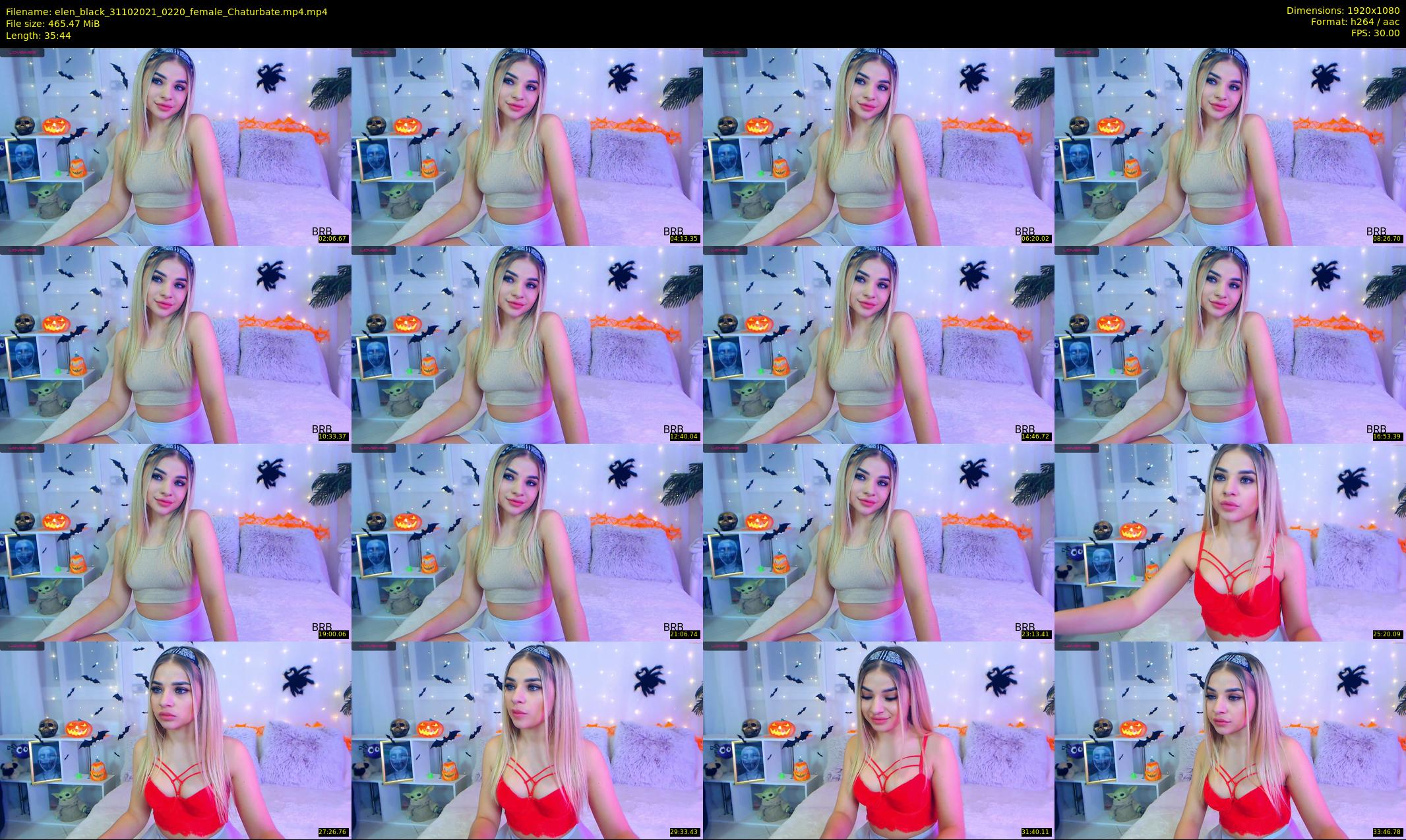 elen_black — 36 minute Chaturbate female cam show recording, 1080p, Oct 31, 2021