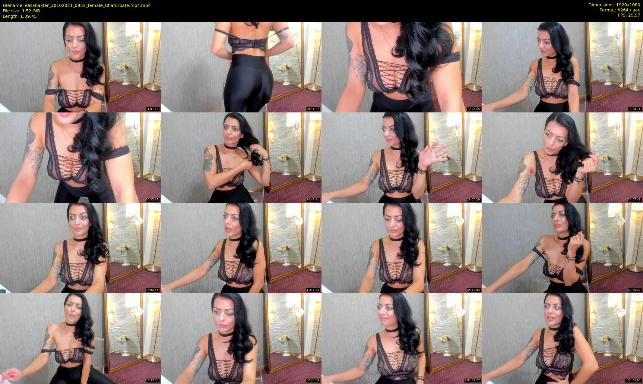 elisabaxter — 70 minute Chaturbate female cam show recording, 1080p, Oct 30, 2021