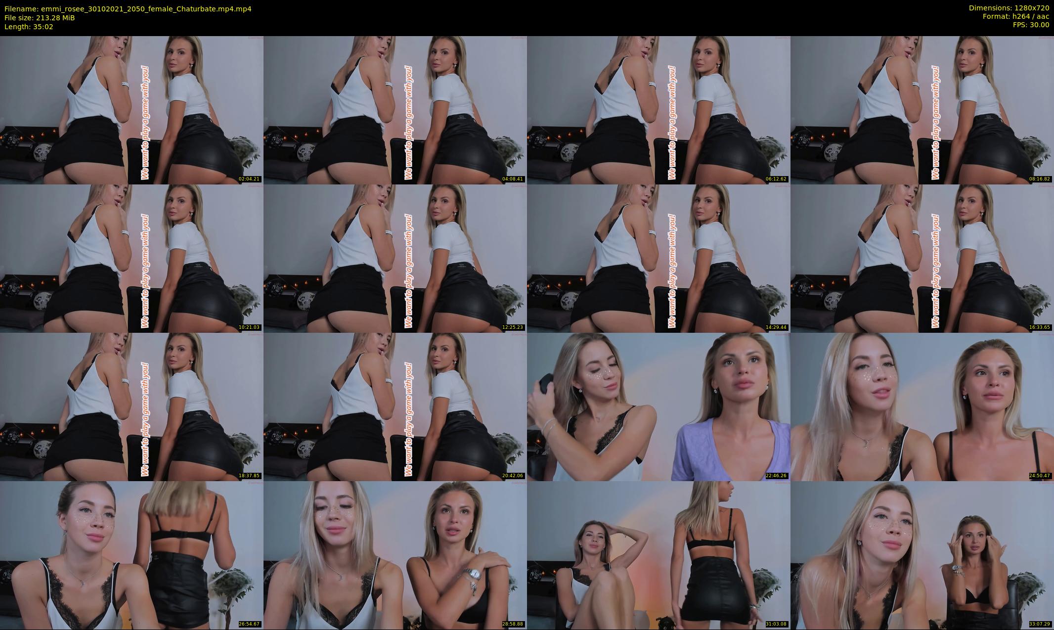 emmi_rosee — 36 minute Chaturbate female cam show recording, 720p, Oct 30, 2021