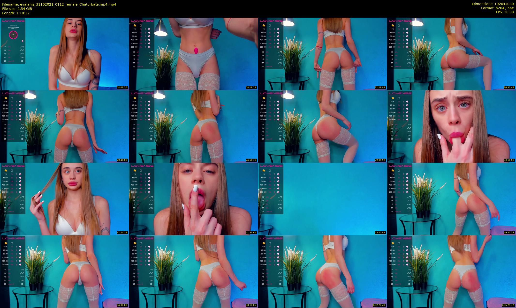evalanis — 71 minute Chaturbate couple cam show recording, 1080p, Oct 31, 2021