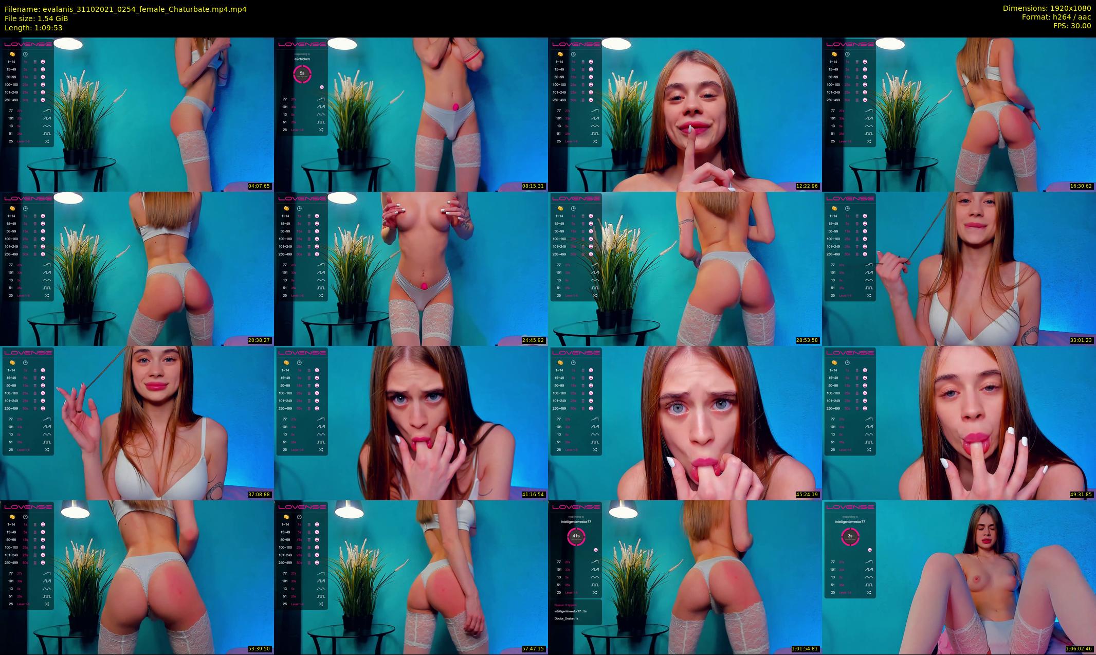 evalanis — 70 minute Chaturbate couple cam show recording, 1080p, Oct 31, 2021