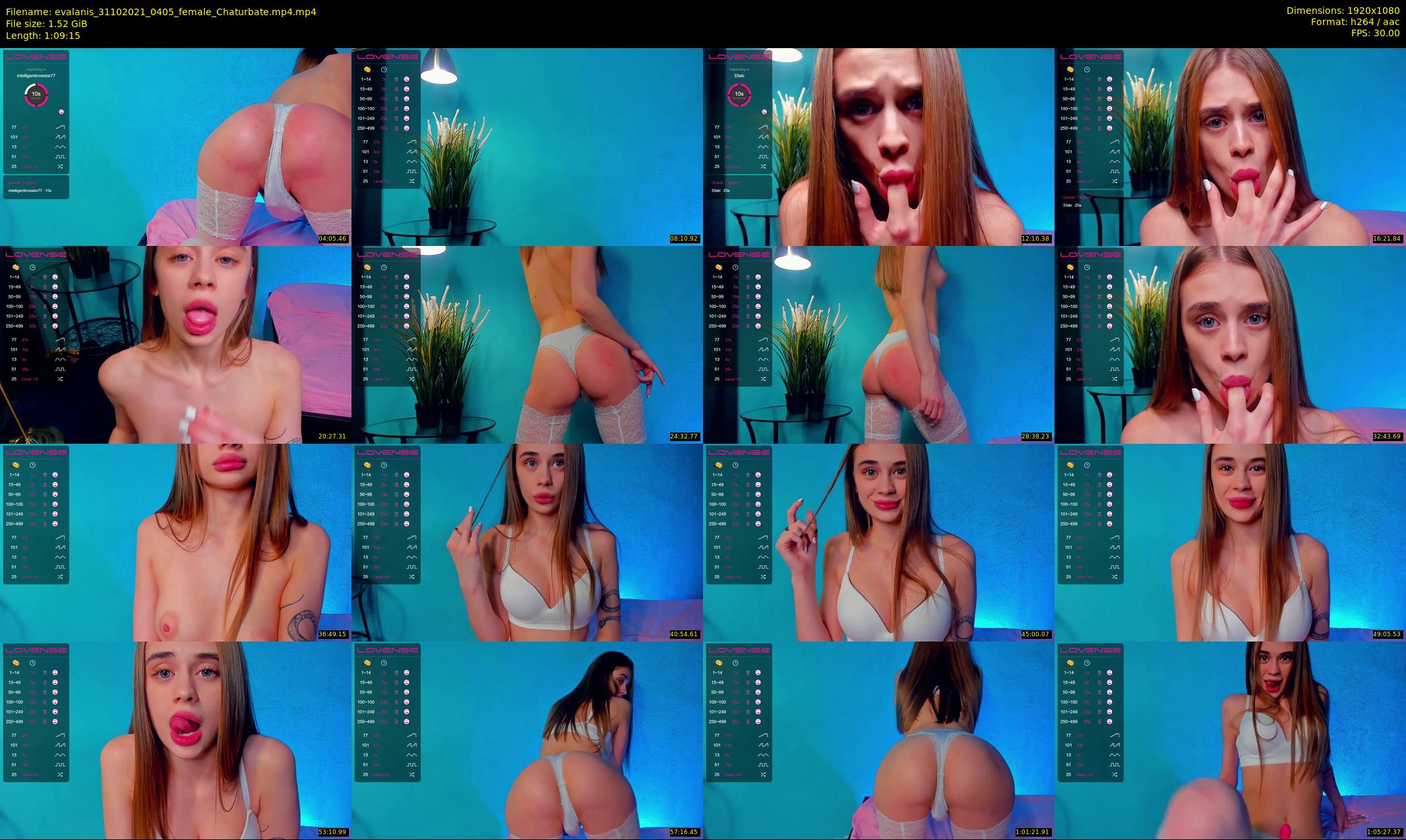 evalanis — 70 minute Chaturbate couple cam show recording, 1080p, Oct 31, 2021