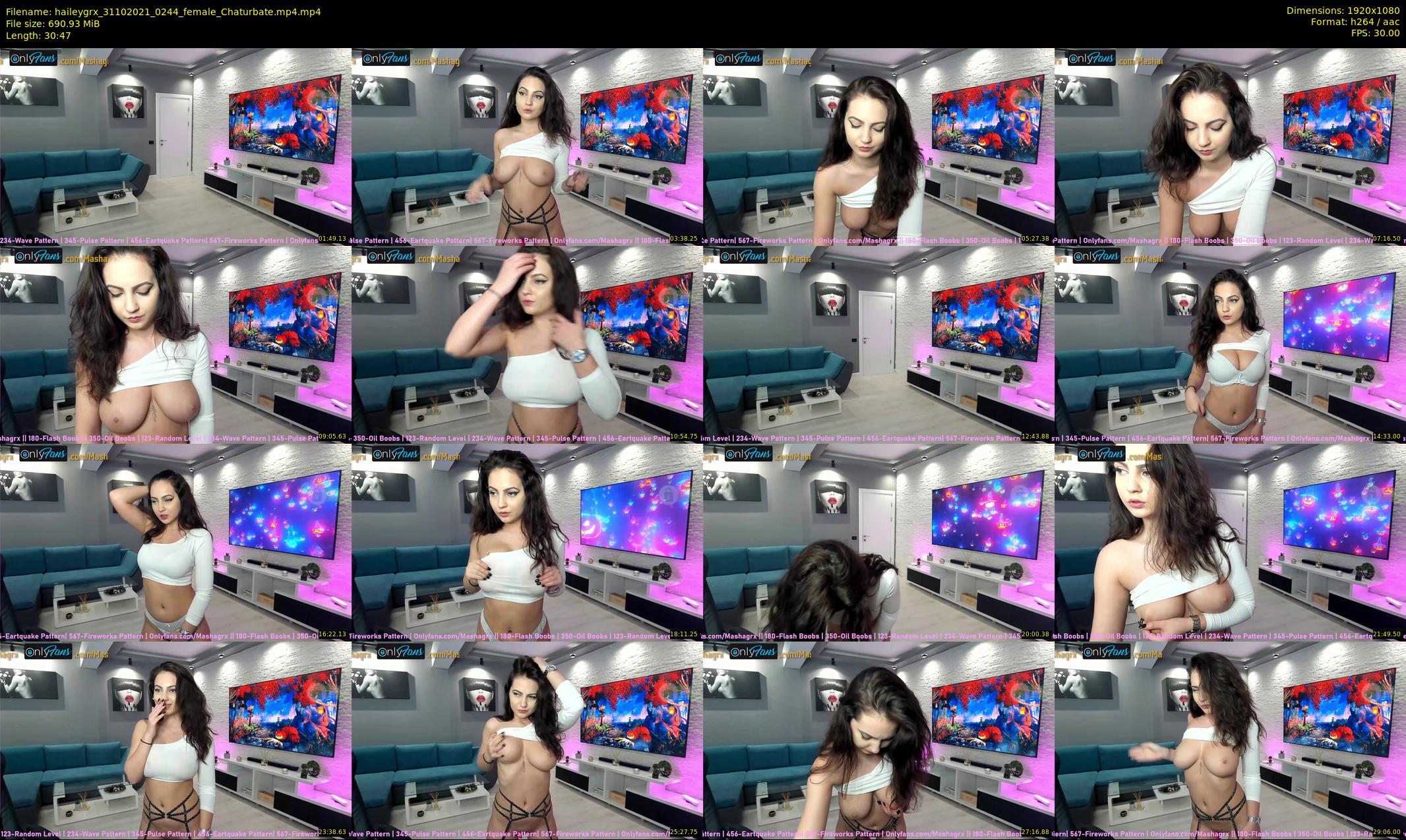 haileygrx — 31 minute Chaturbate female cam show recording, 1080p, Oct 31, 2021