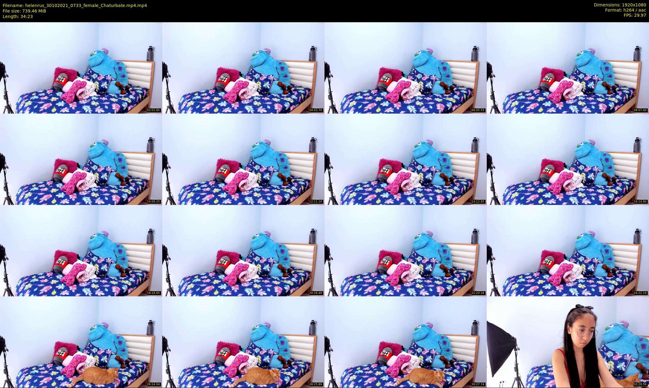 helenrus — 35 minute Chaturbate female cam show recording, 1080p, Oct 30, 2021