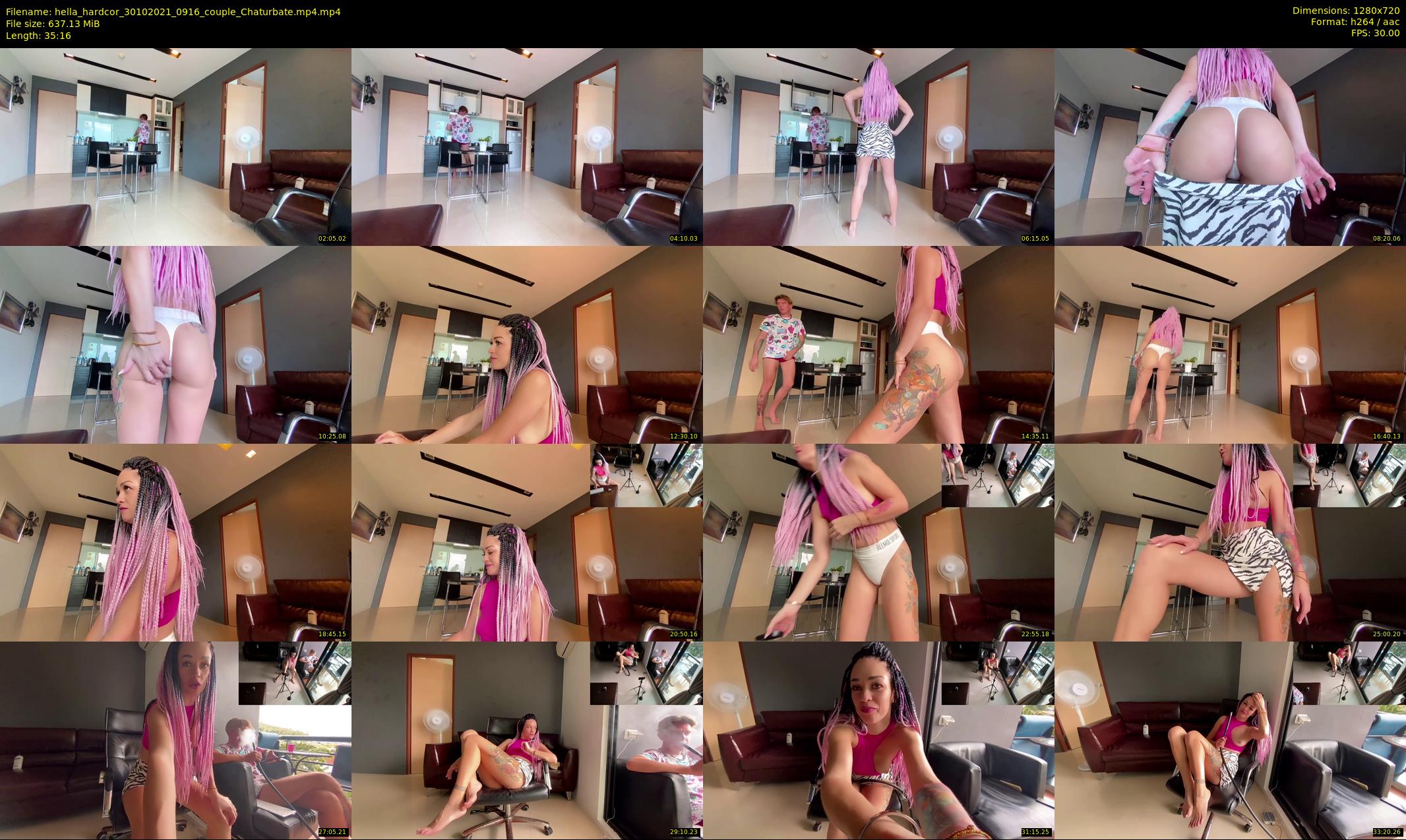 hella_hardcor — 36 minute Chaturbate female cam show recording, 720p, Oct 30, 2021