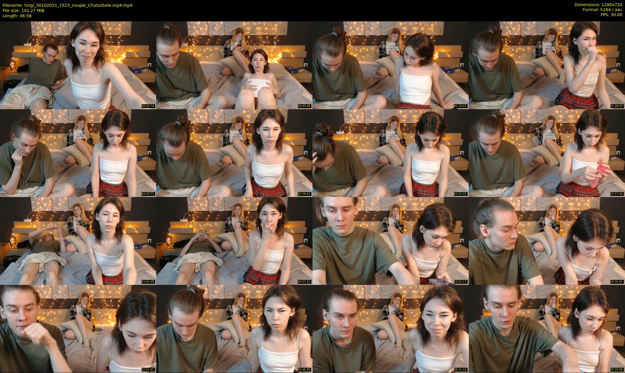 hizgi — 7 minute Chaturbate couple cam show recording, 720p, Oct 30, 2021