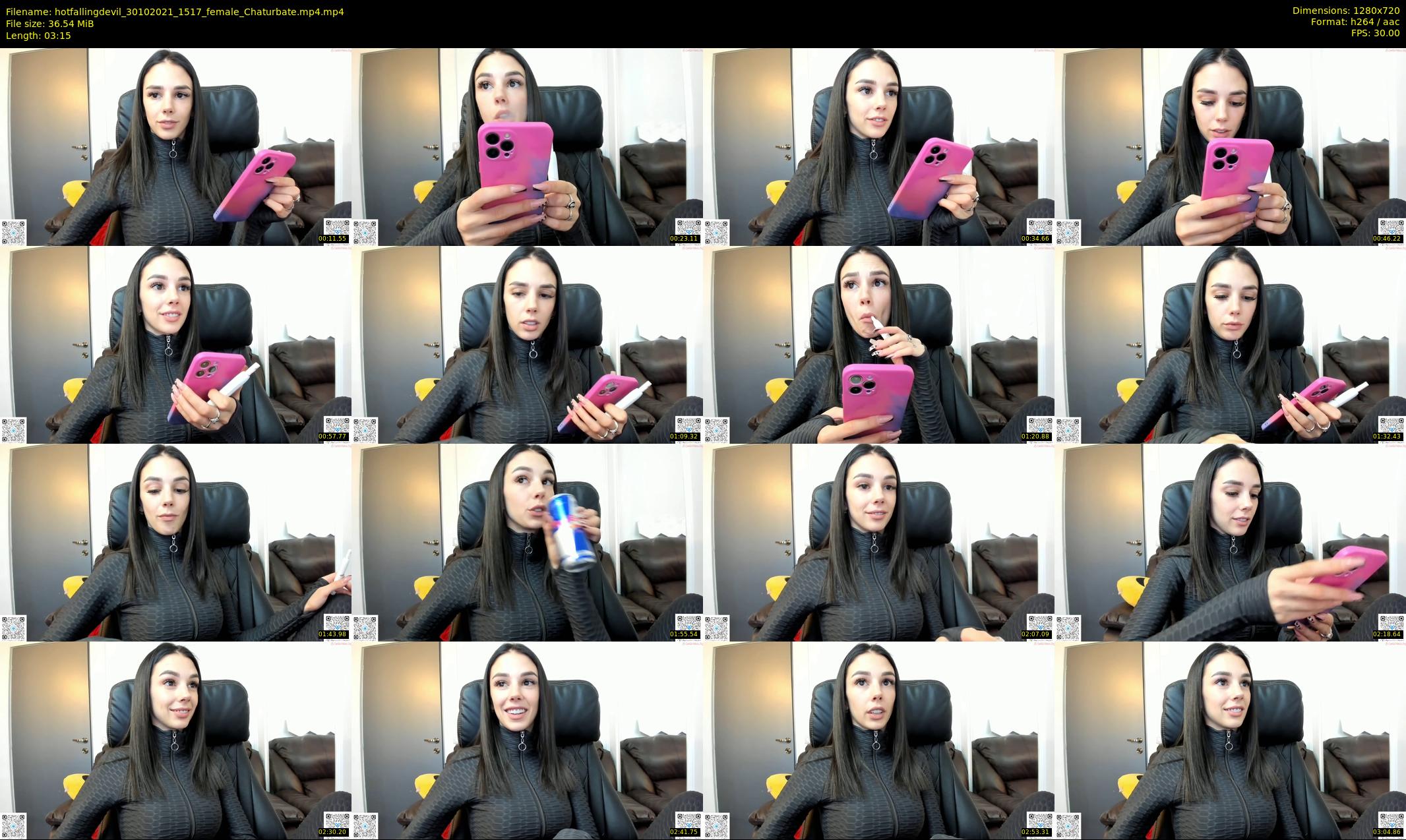 hotfallingdevil — 4 minute Chaturbate female cam show recording, 720p, Oct 30, 2021